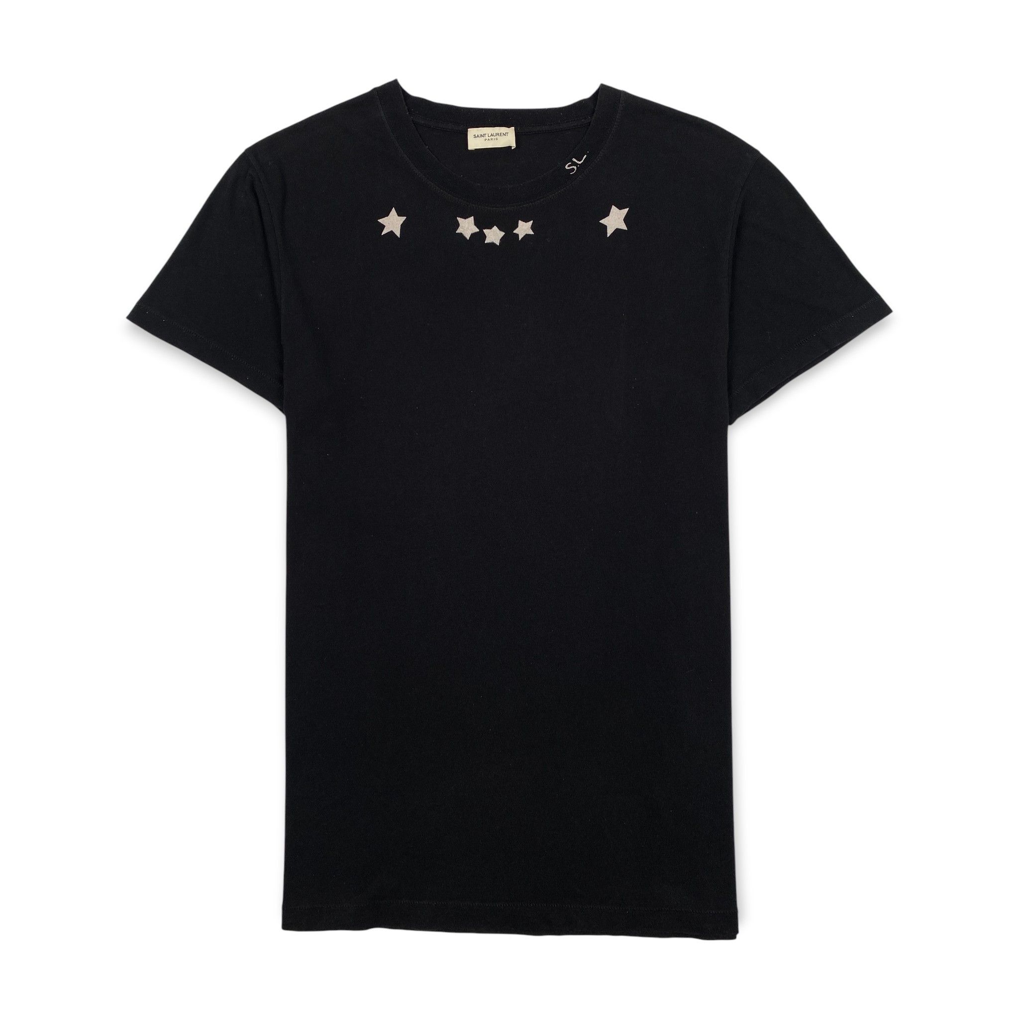 Saint Laurent Paris Hedi Slimane Era S/S 2016 Stars Print T-Shirt
