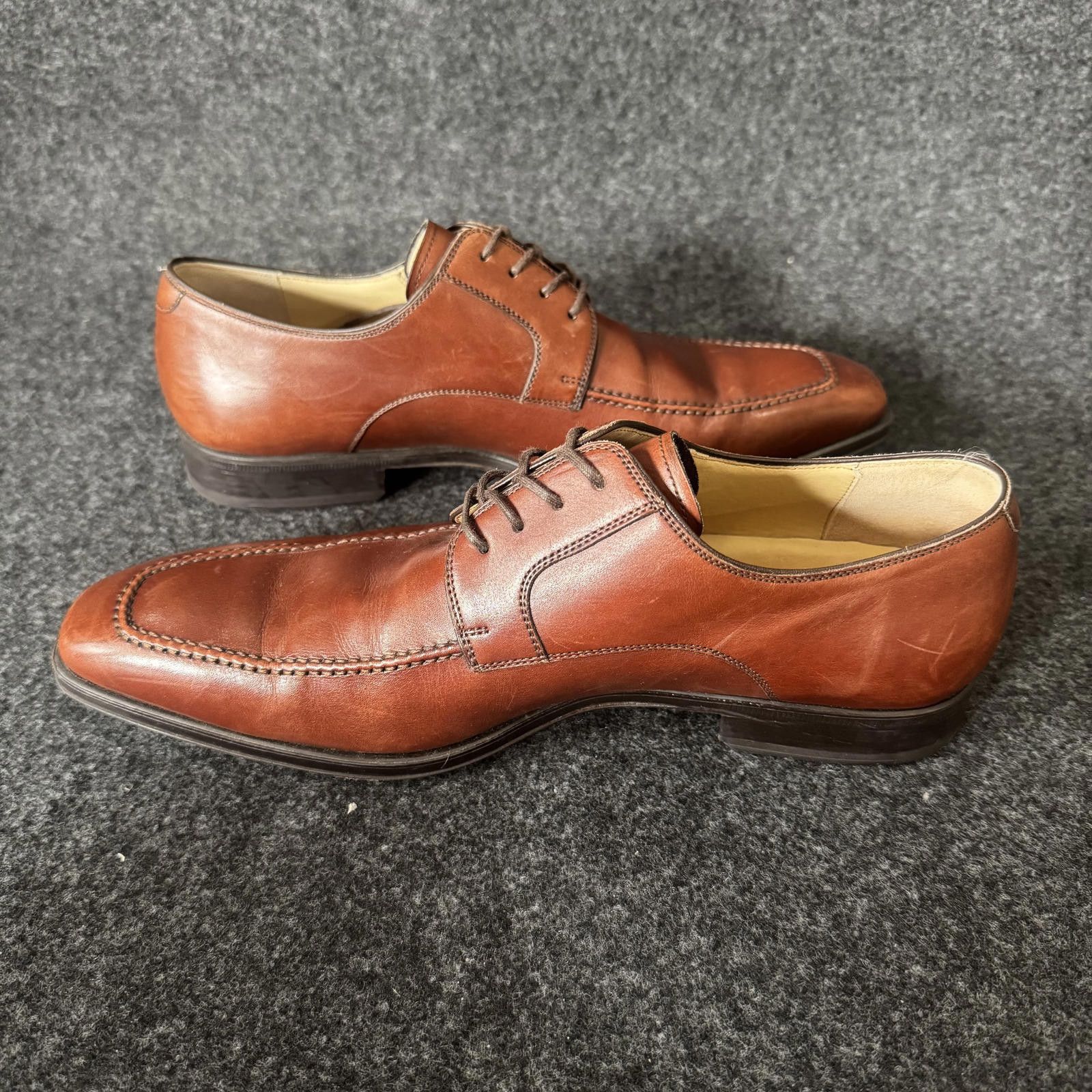 Magnanni Magnanni Shoes Men's 7.5 Brown Lace Up Leather Size US 7.5 / EU 40-41 - 3 Thumbnail