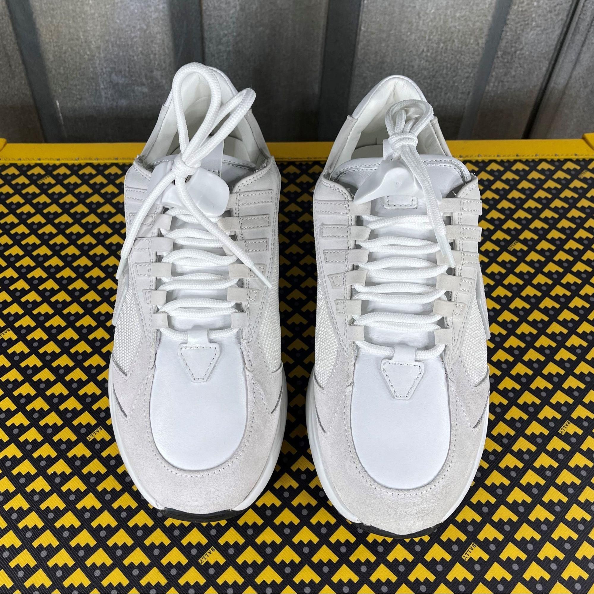 Buscemi Buscemi Run 2 White Suede Sneakers US 9 EU 39 Size US 9 / IT 39 - 3 Thumbnail