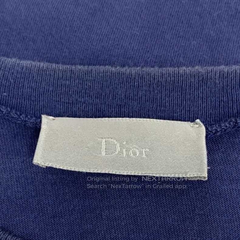 Dior Dior Dark blue logo letter embroidery cotton round-neck sh Size US XS / EU 42 / 0 - 5 Thumbnail
