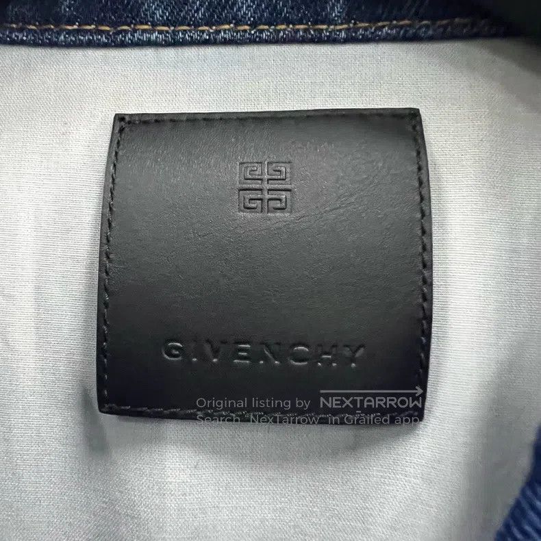 Givenchy Givenchy Blue Printed Logo Denim Vest Size US XXL / EU 58 / 5 - 2 Thumbnail