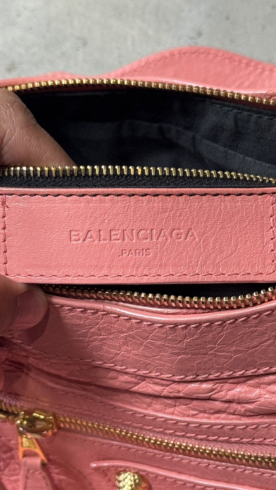 Balenciaga BALENCIAGA Agneau Giant 12 GoldHardware MiniCity RoseJaipur Size ONE SIZE - 12 Thumbnail
