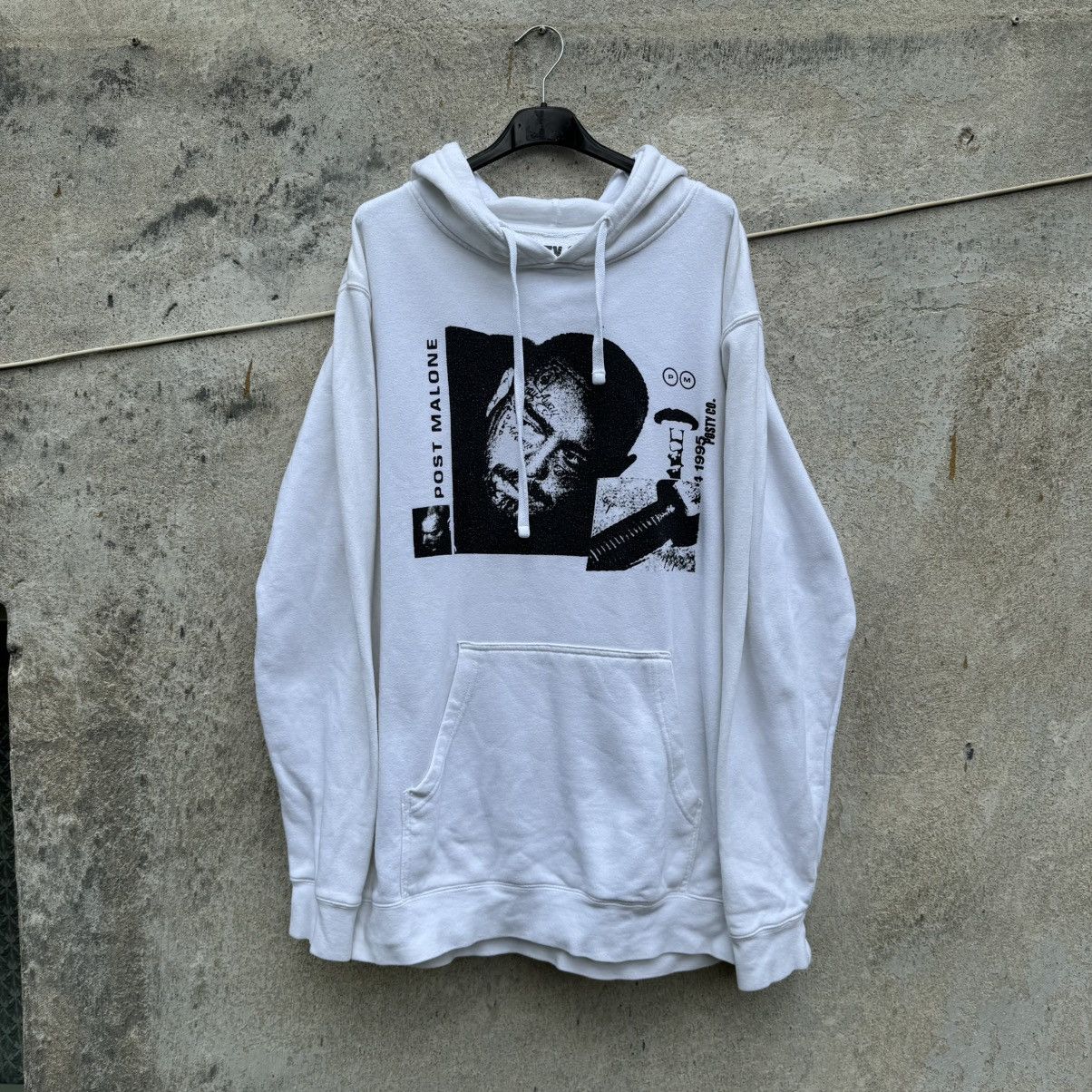 POST&CO Post Malone Posty&Co White Hoodie Merch Rock Rap Hip-hop Size US L / EU 52-54 / 3 - 1 Thumbnail