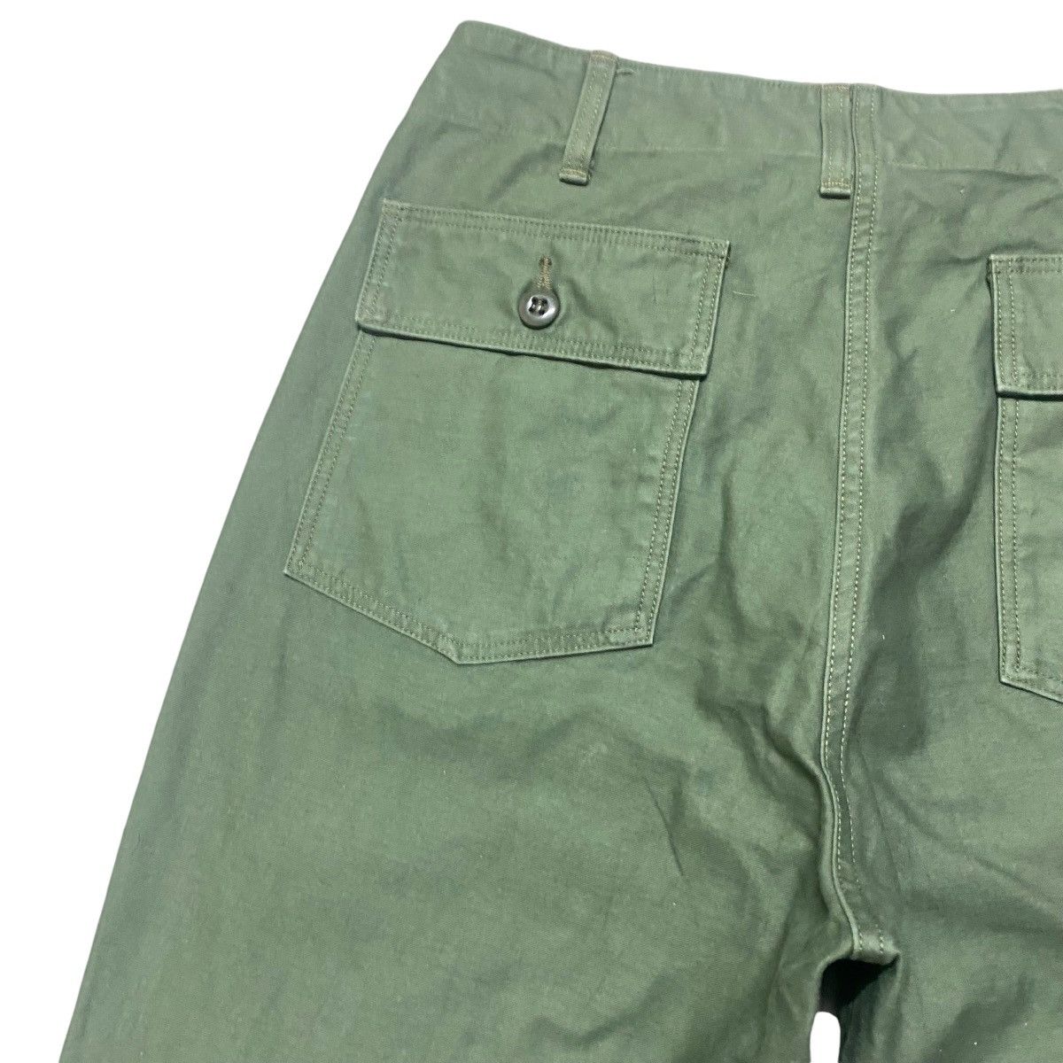 Japanese Brand D.M.G Domingo OG107 Us Army Fatigue Pants Sateen Size US 28 / EU 44 - 10 Thumbnail