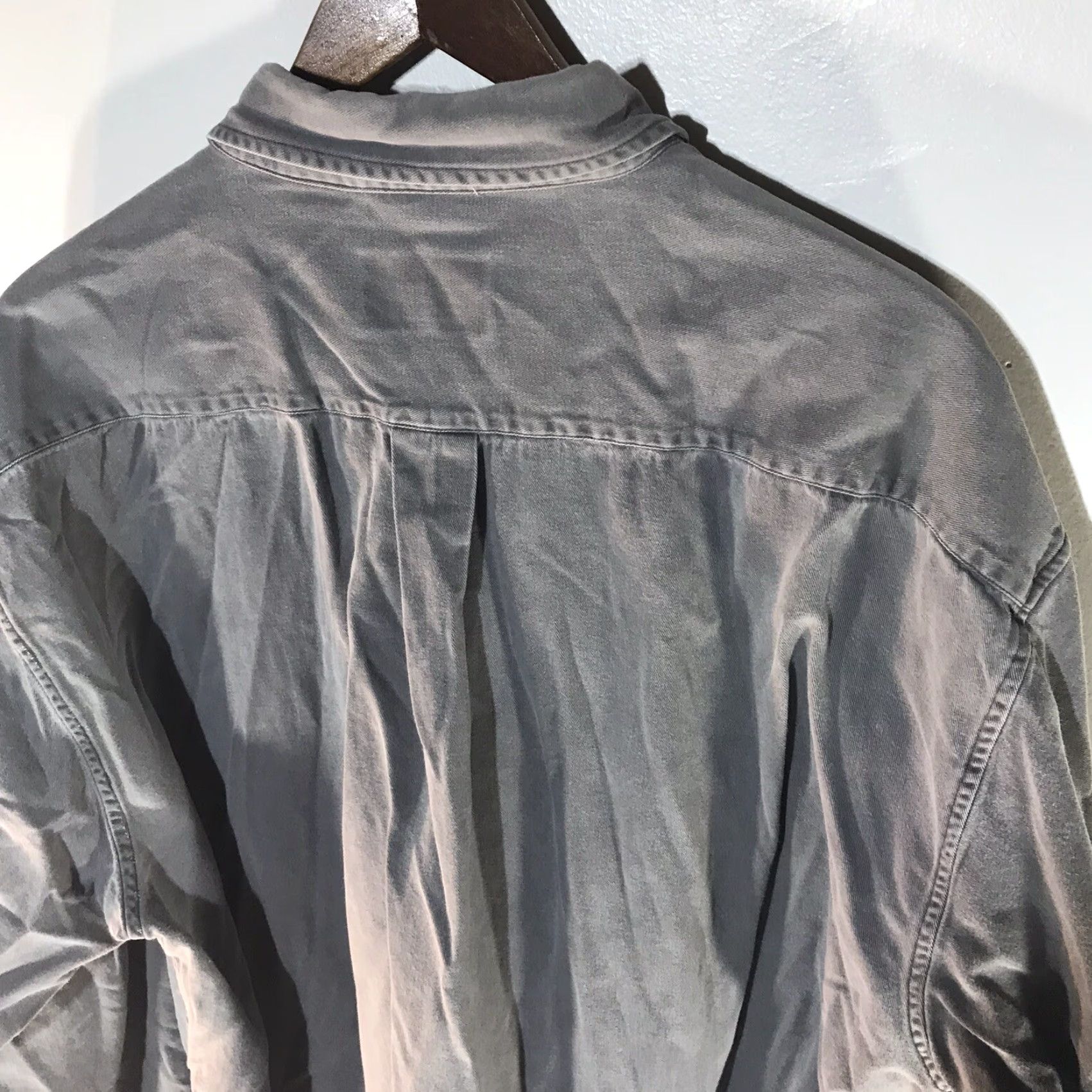 Vintage Vesi Sportswear Alabama Gray 100% Cotton Button-Up Shirt Men XXL Casual Business Travel All Seasons Size US XXL / EU 58 / 5 - 6 Thumbnail