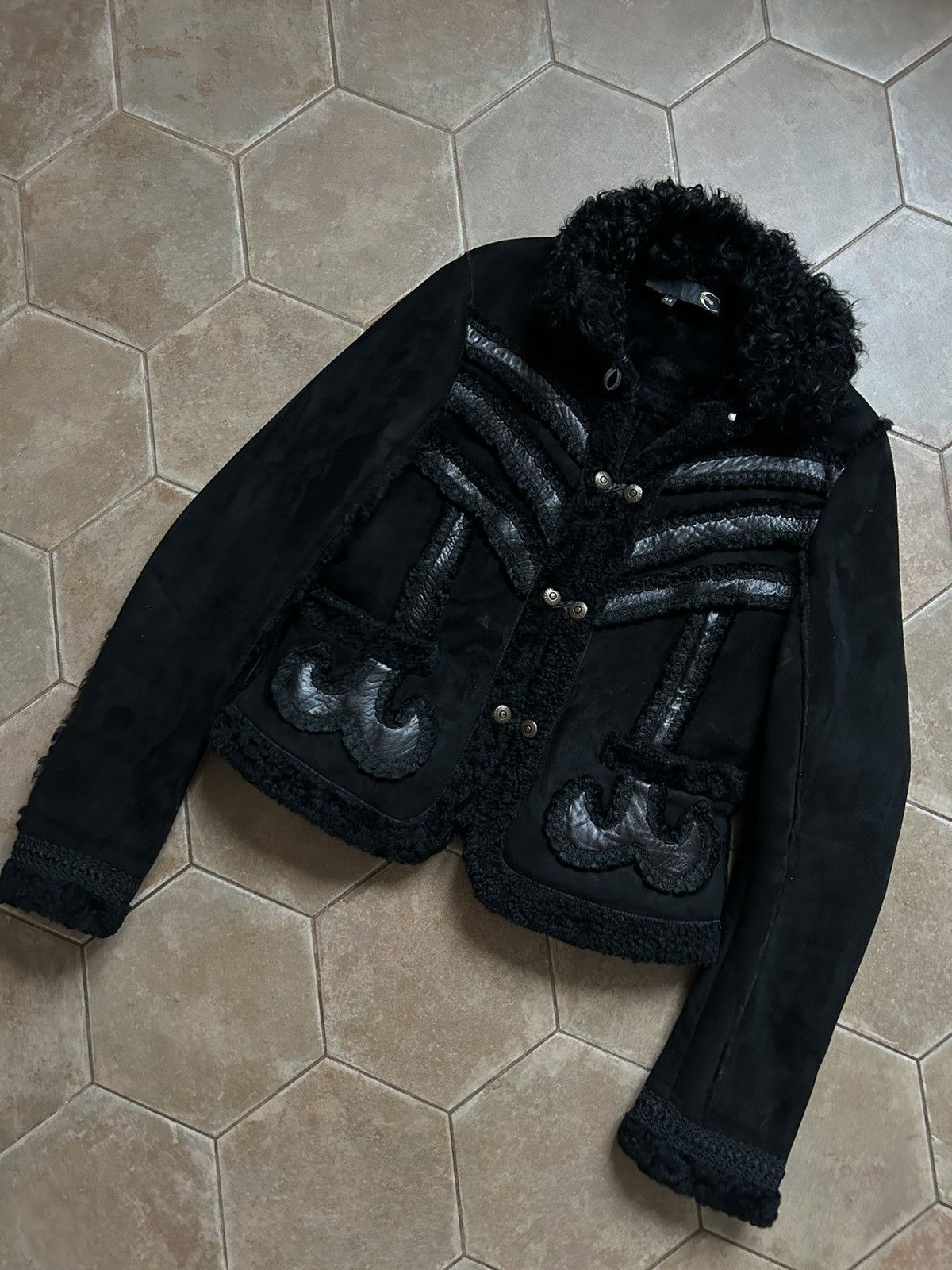 Just Cavalli RARE sheepskin coat Roberto Cavalli FURE JACKET Size M / US 6-8 / IT 42-44 - 2 Thumbnail