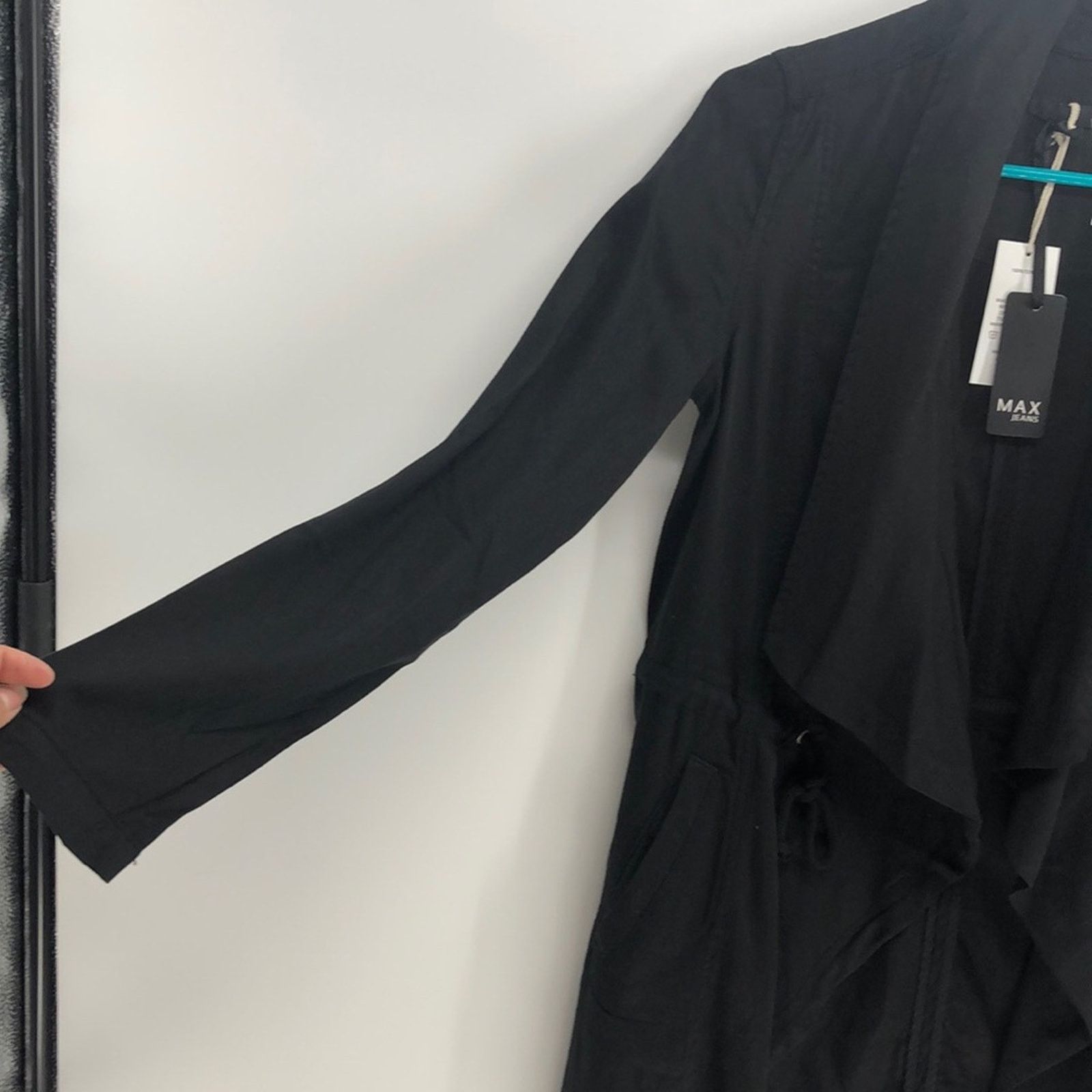 Other Max jeans jacket, duster open front black rocker western XS Size XS / US 0-2 / IT 36-38 - 4 Thumbnail