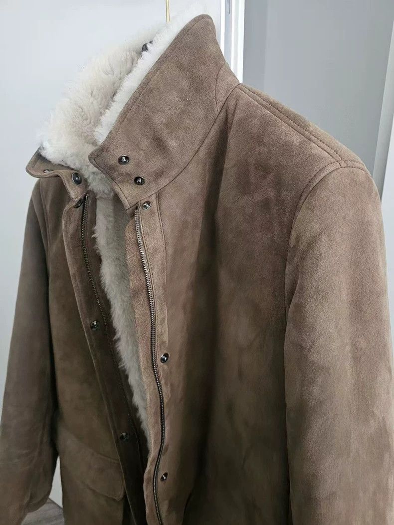 Loro Piana Men's fur and leather coat Size US L / EU 52-54 / 3 - 7 Thumbnail