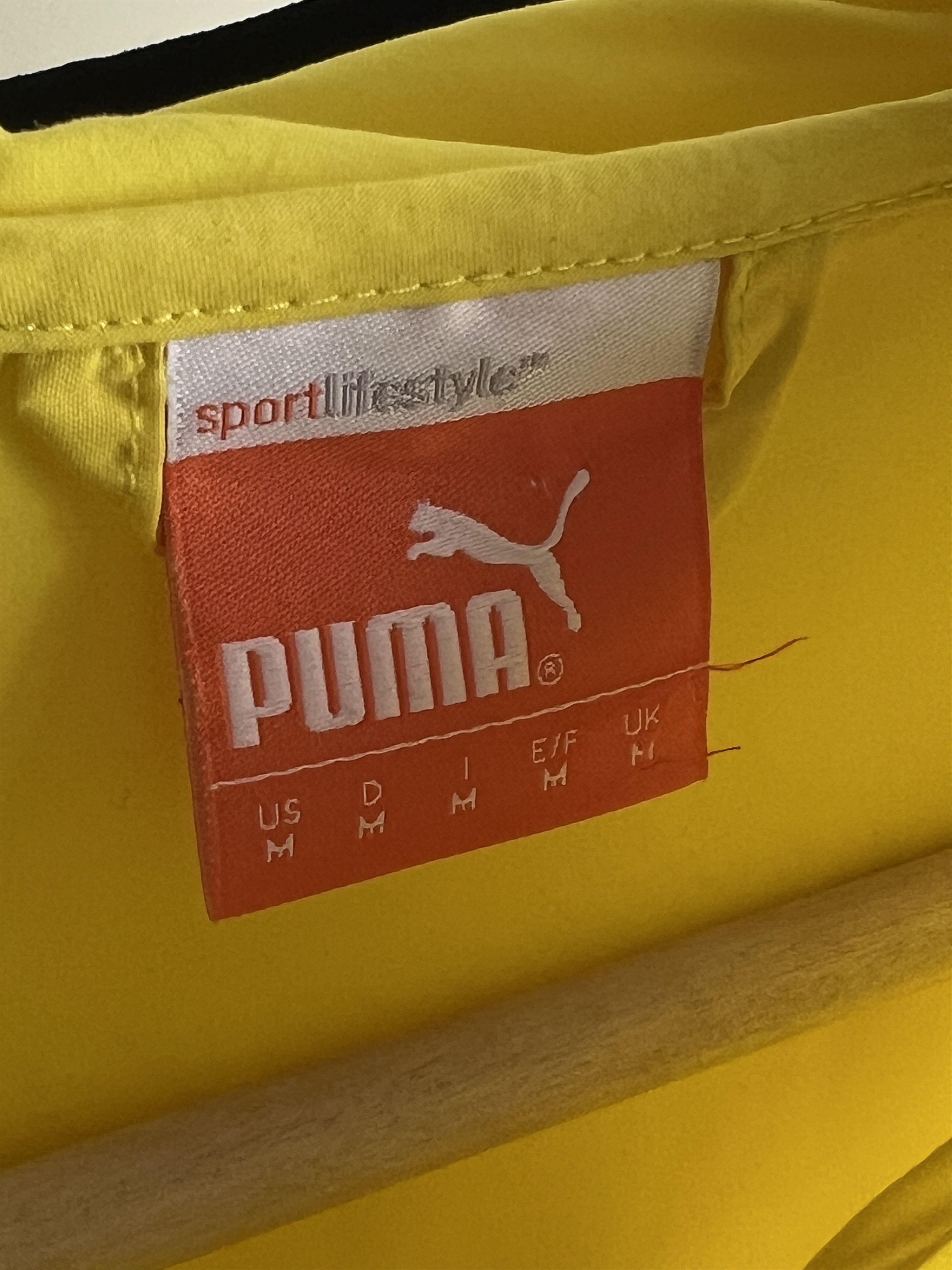 Puma × Vintage Windbreaker Jacket Puma Borussia Dortmund Vintage Soccer Size US M / EU 48-50 / 2 - 9 Thumbnail