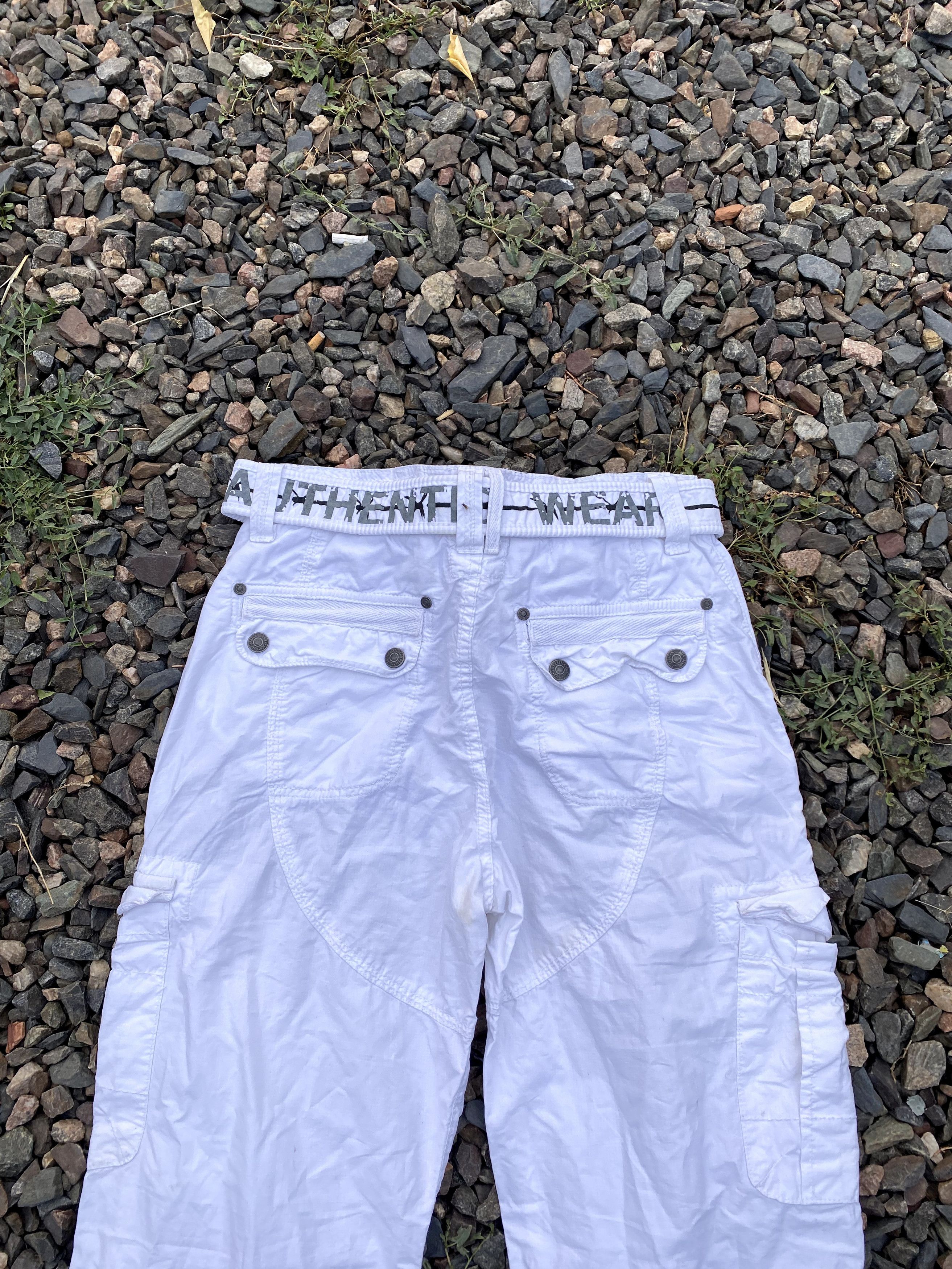 Beauty Beast × If Six Was Nine Vintage White Cargo Multi Pocket Pants Streetwear Size 32 Size US 32 / EU 48 - 11 Thumbnail