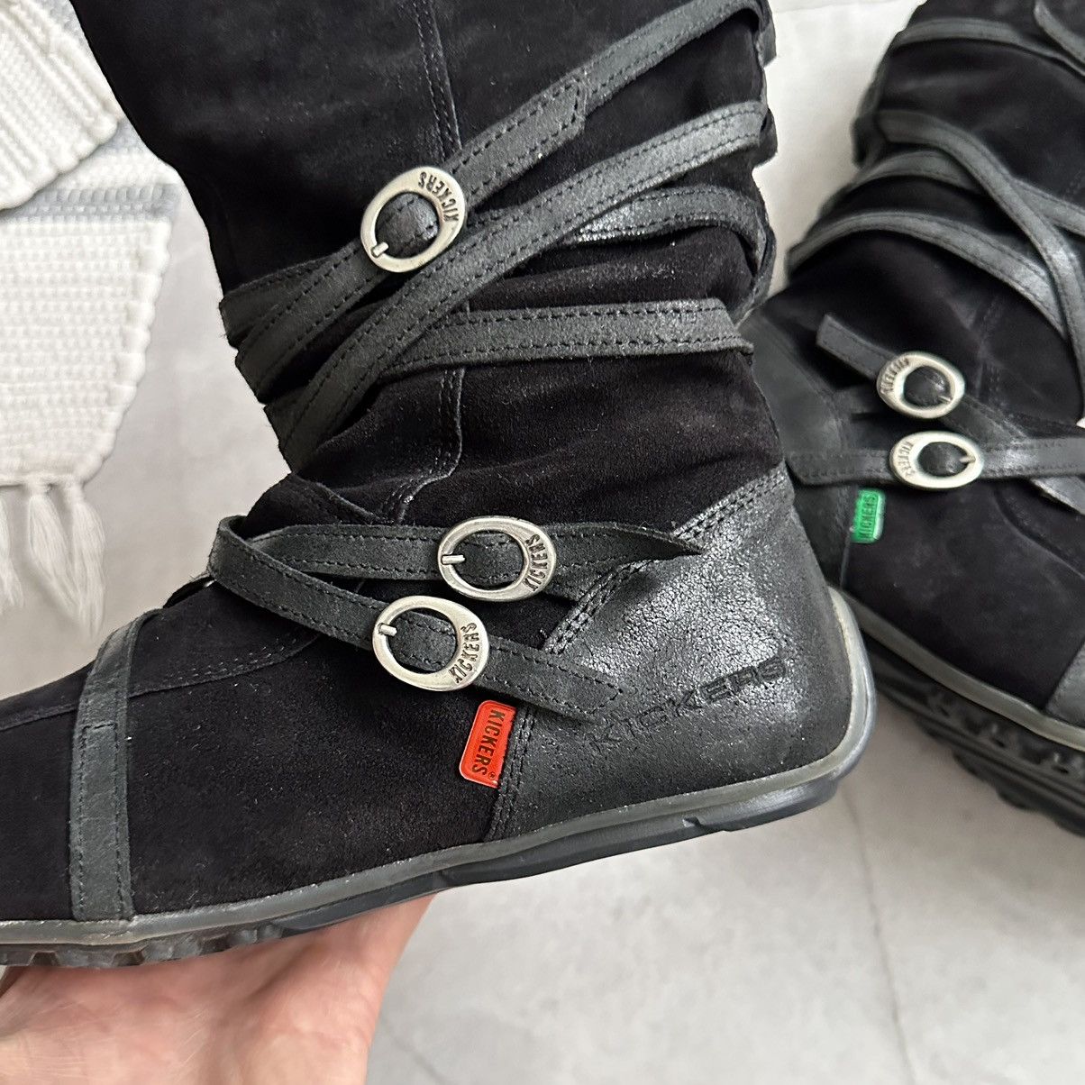 Jil Sander × Puma Punk Kickers Straps Boxing Biker Boots Bikkembergs Ash Vibe Size US 9 / IT 39 - 8 Thumbnail