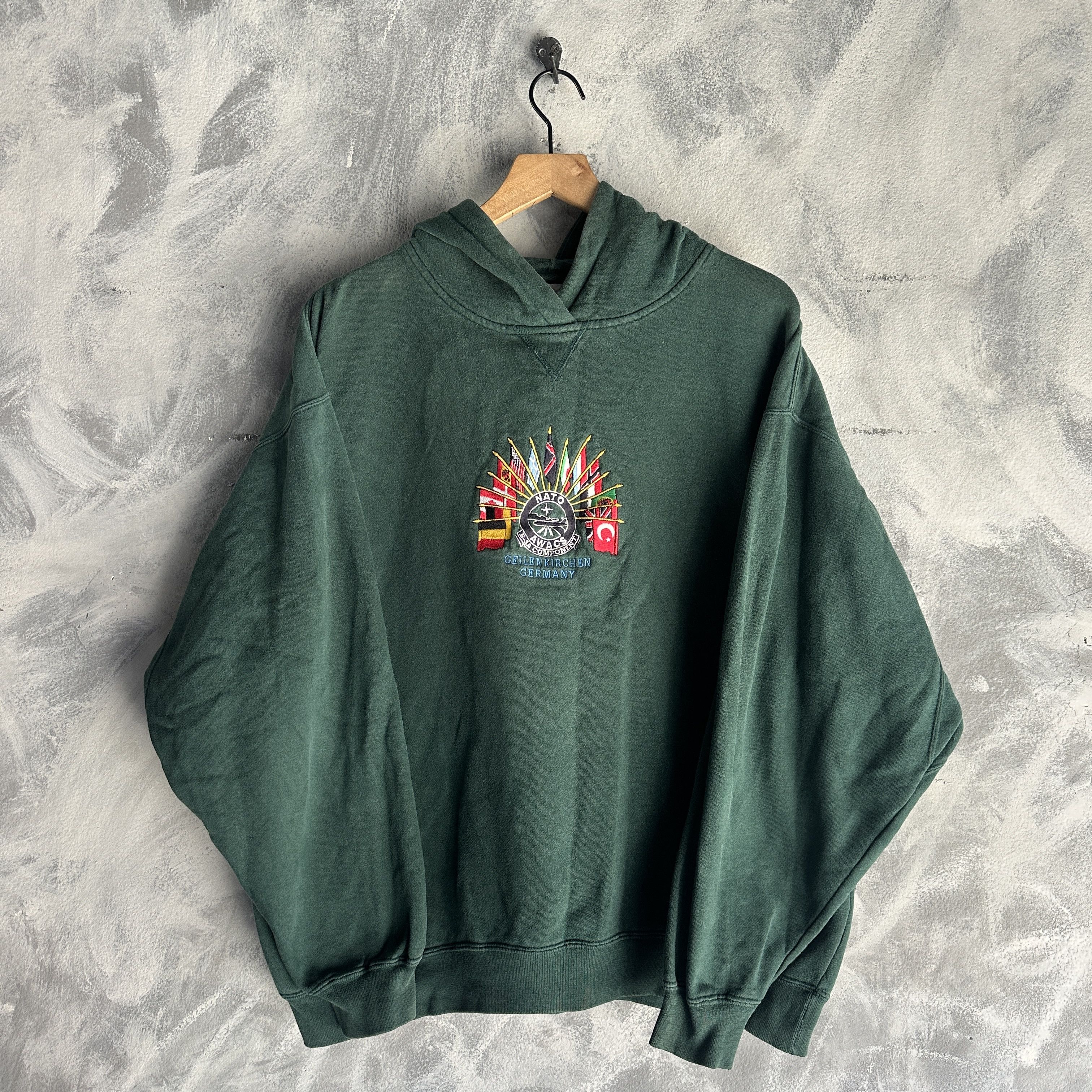Other Vintage Nato Awacs Hoodie Mens XL Germany Boxy Air Base Size US XL / EU 56 / 4 - 1 Thumbnail