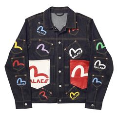 Palace denim hot sale jacket