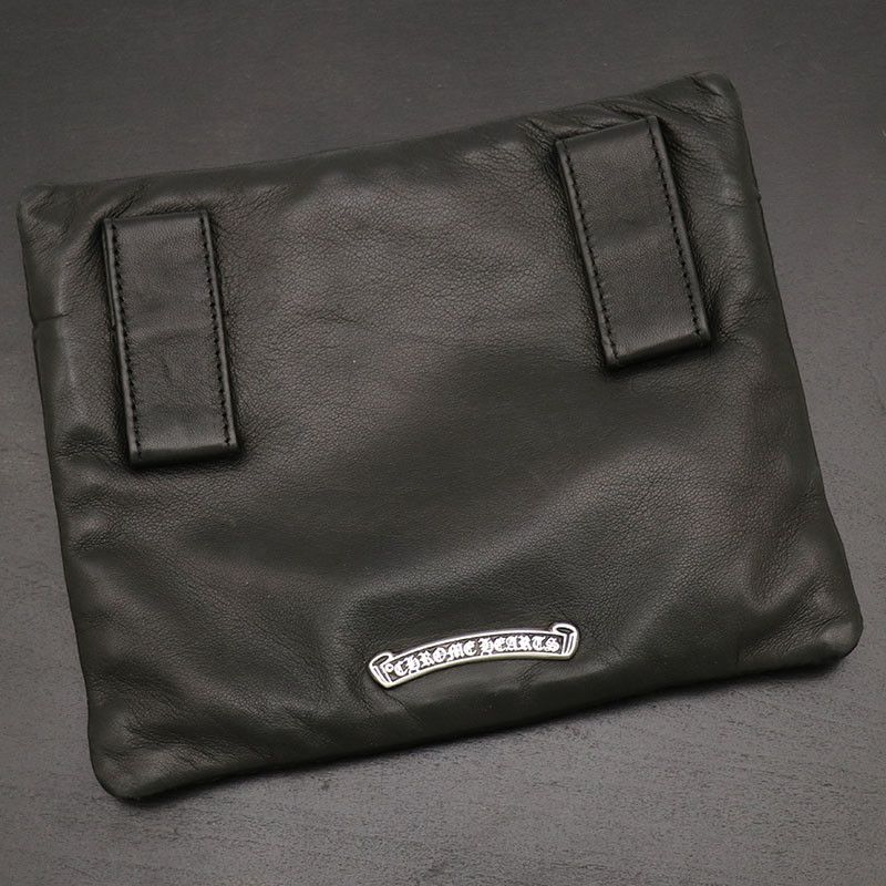 Chrome Hearts Chrome Hearts Triple Cross Patch Zip Pouch Size ONE SIZE - 2 Thumbnail