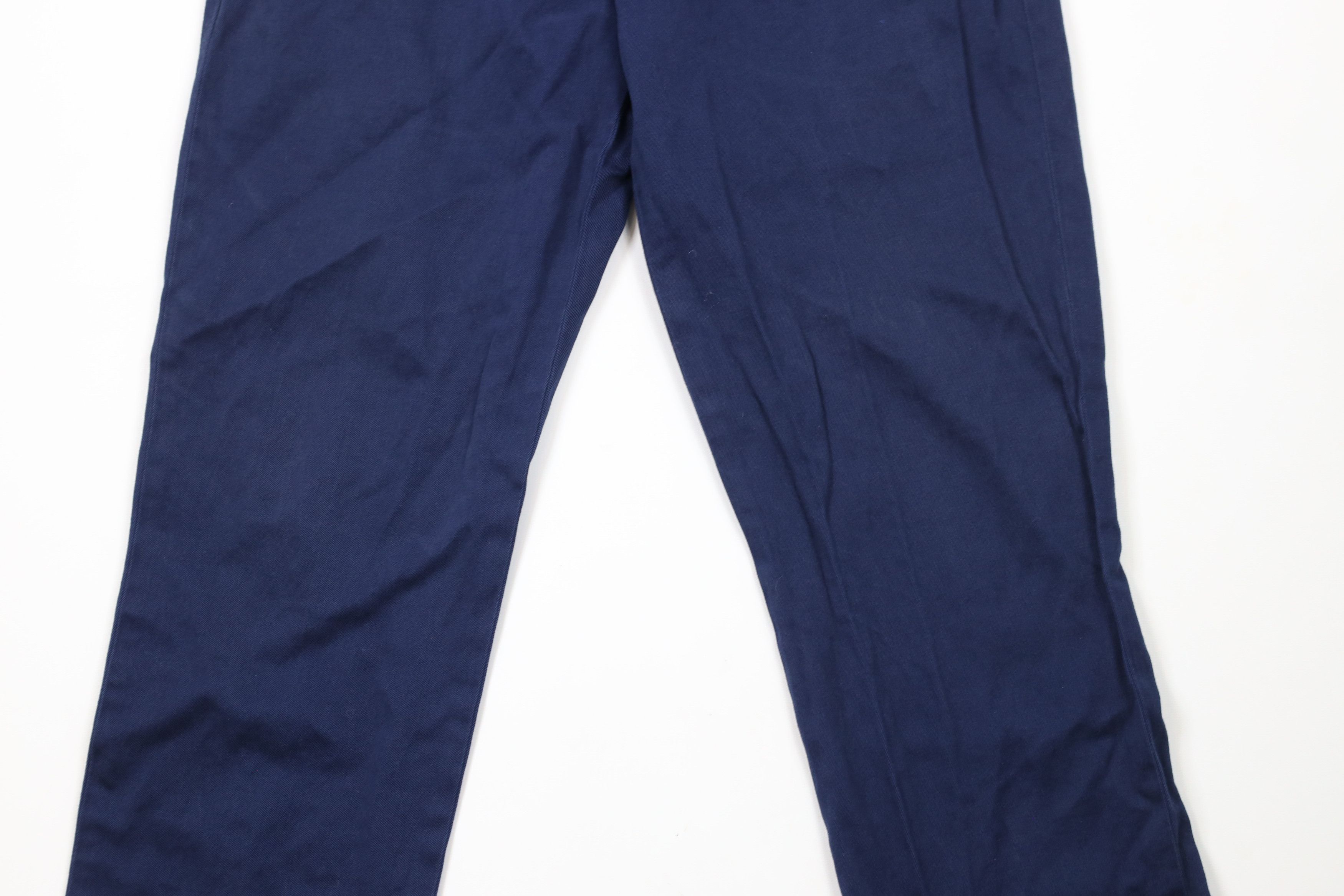 J.Crew × Vintage J Crew Bowery Stretch Slim Fit Chino Pants Trousers Blue Size US 31 - 3 Thumbnail