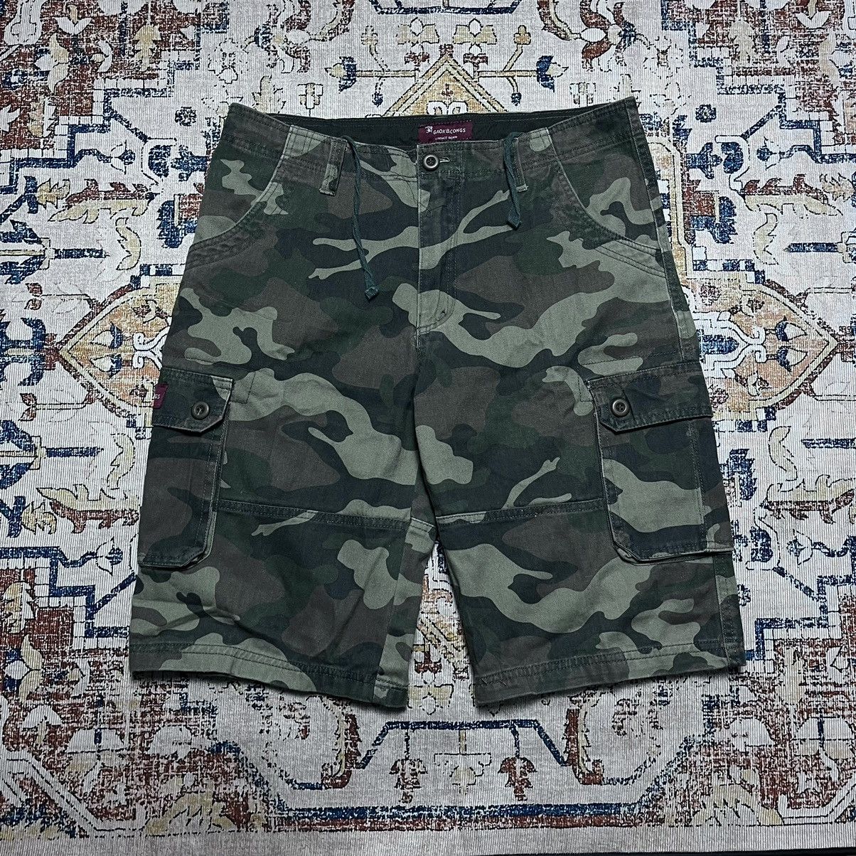 Japanese Brand Vintage Y2K Multi Pocket GAOK&CONGS Jorts Size US 34 / EU 50 - 2 Thumbnail