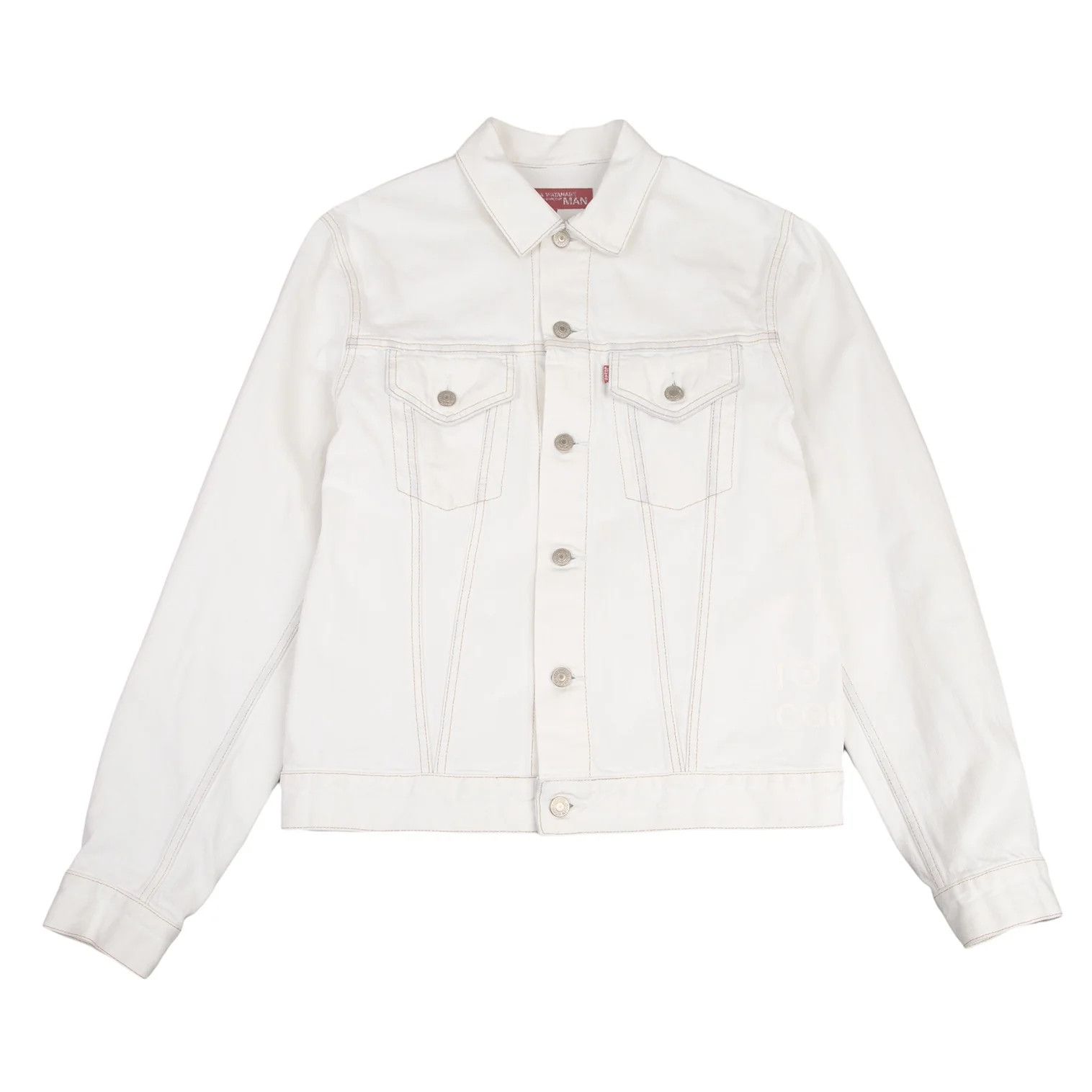 Junya Watanabe White 3rd Dyed Corsocomo Print Denim Jacket L Size US L / EU 52-54 / 3 - 9 Thumbnail