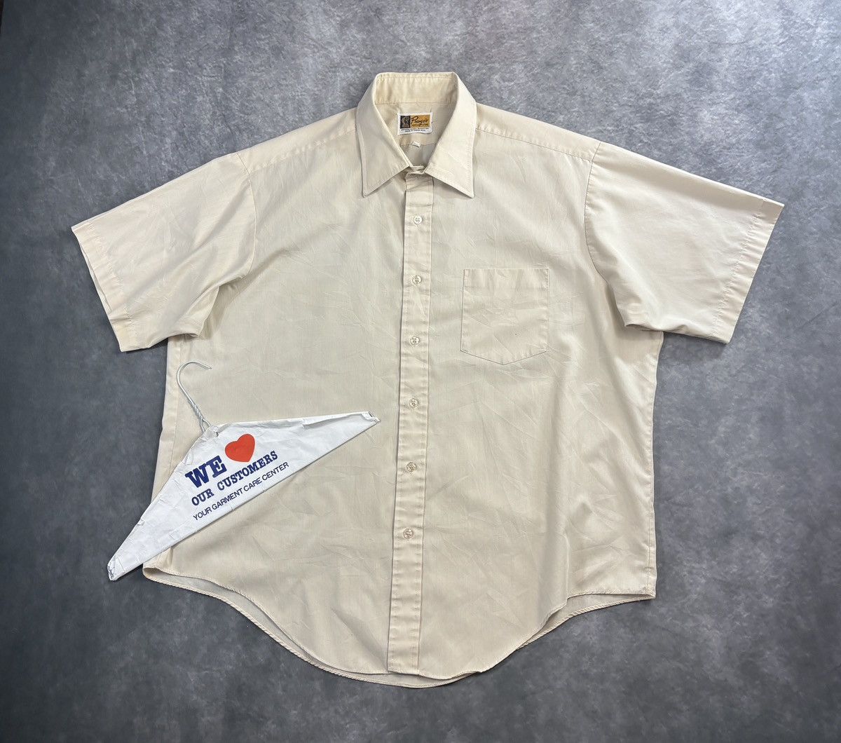 Vintage 1960s Vintage Shortsleeve Shirt Work Camp Bowling Buttonup M Size US M / EU 48-50 / 2 - 12 Thumbnail