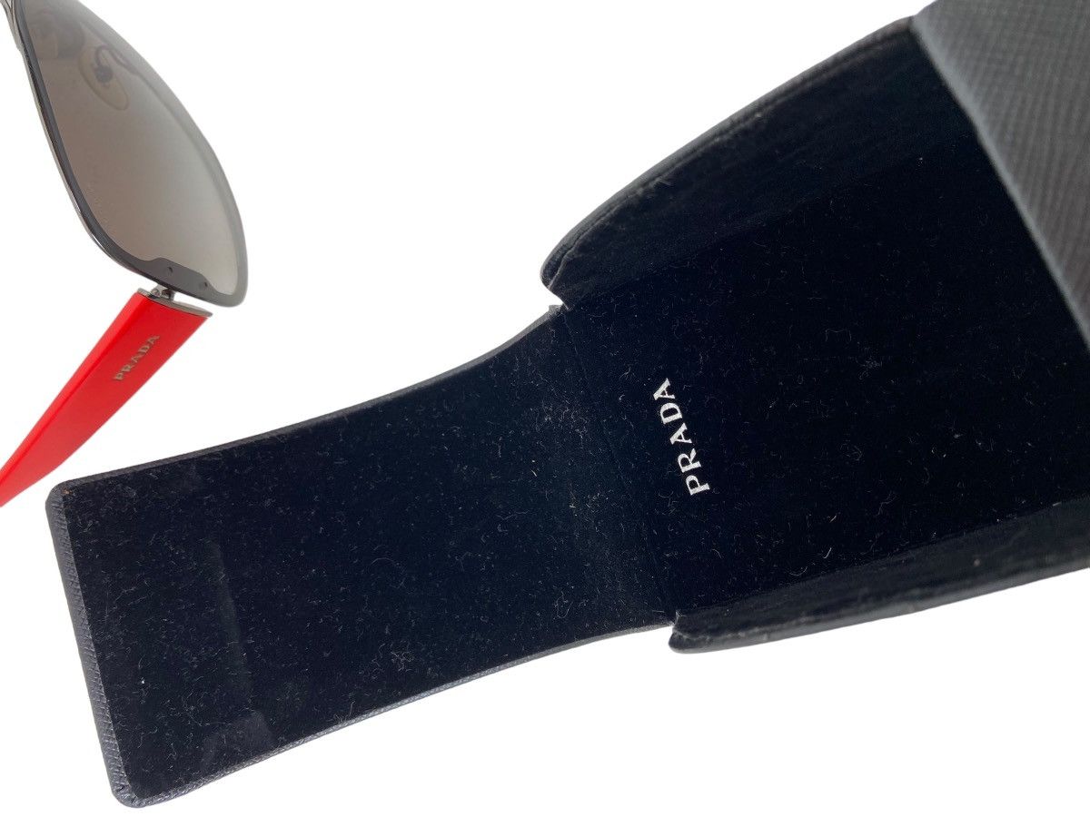Prada Shield Sunglasses Size ONE SIZE - 7 Thumbnail