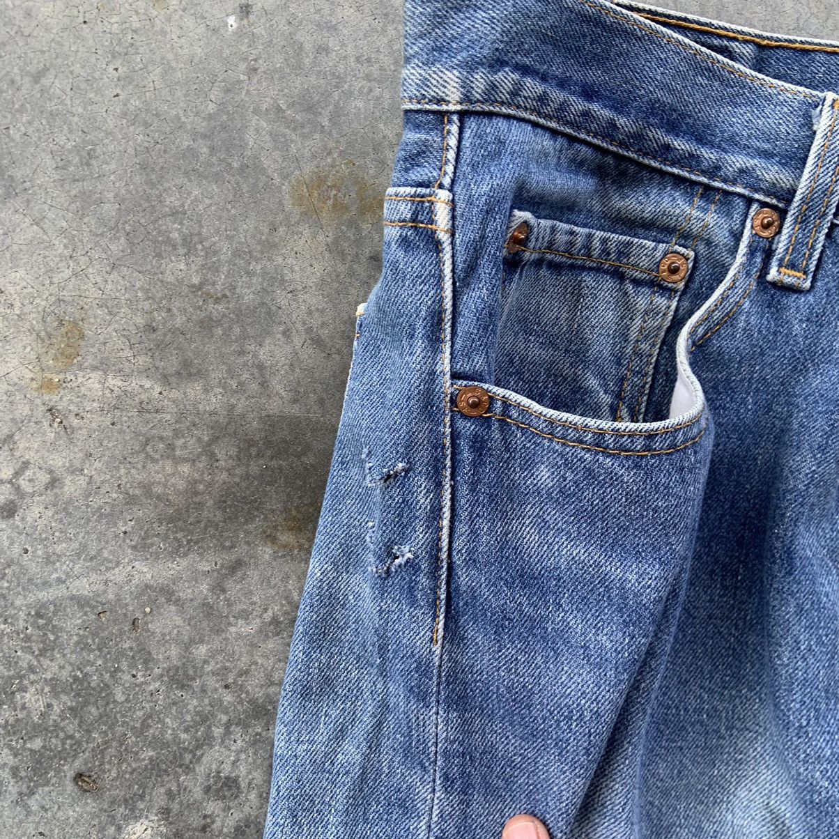 Levi's Vintage Clothing W30'' Vintage Levis 501xx Denim Blue Pants Distressed Size US 30 / EU 46 - 10 Thumbnail