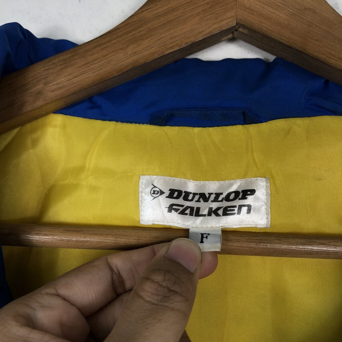 Japanese Brand 🔥90’s Vintage Bomber Jacket Racing Dunlop Falken Big Logo Size US M / EU 48-50 / 2 - 14 Thumbnail