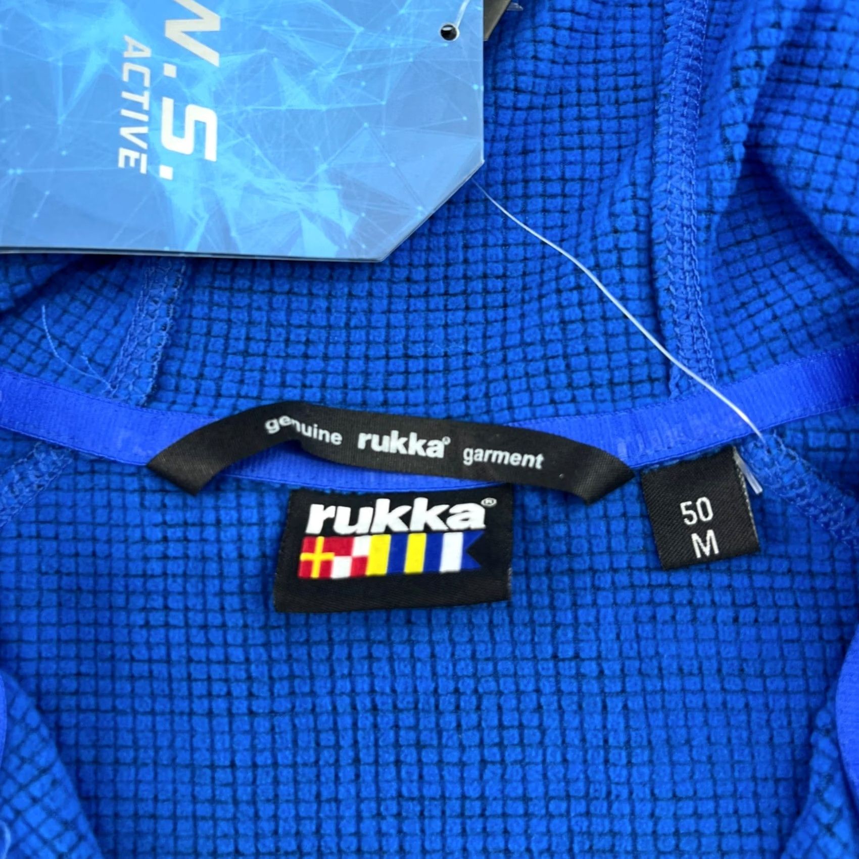 Layer 8 RUKKA Norway Team Mens Ski Top 1/4 Zip Base Layer Blue Hoodie Flag Hoodie Size US M / EU 48-50 / 2 - 6 Thumbnail