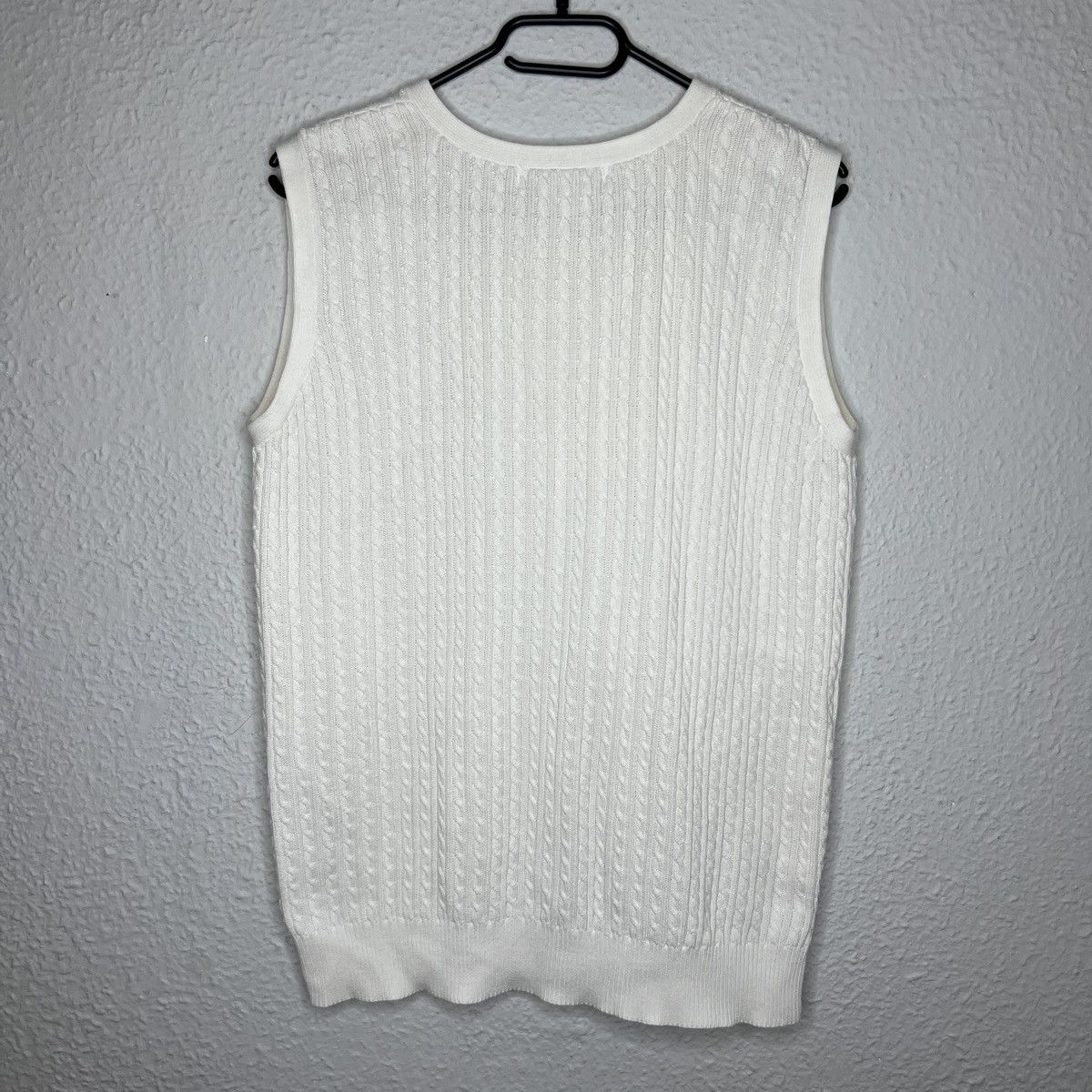 Nike Nike Golf Vintage 90s Vest Gilet Cable Knit Jumper Sweater Size US L / EU 52-54 / 3 - 7 Thumbnail