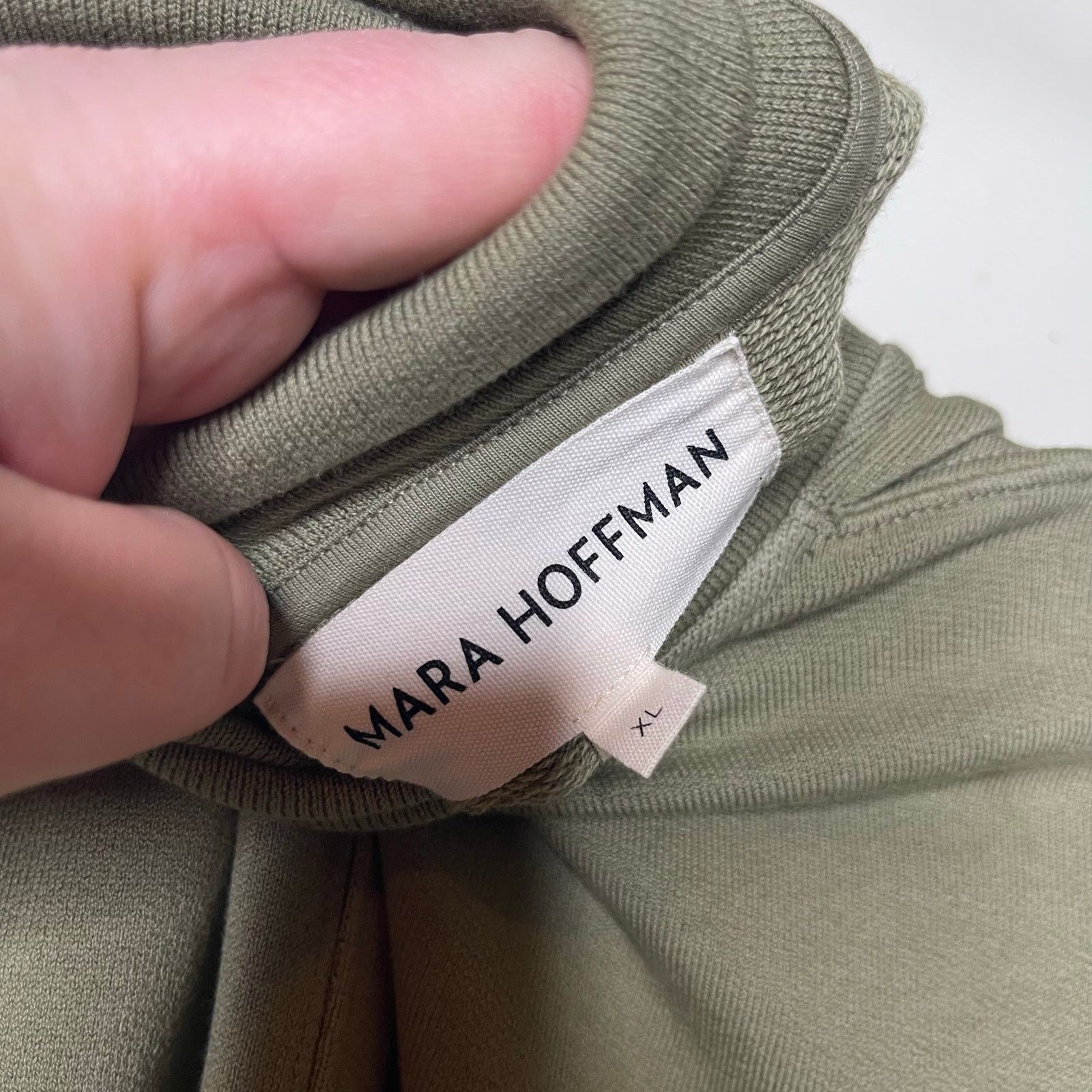 Mara Hoffman NWT MARA HOFFMAN Sabina Cotton-blend Jumpsuit In Green sz XL Size 32" / US 10 / IT 46 - 3 Thumbnail