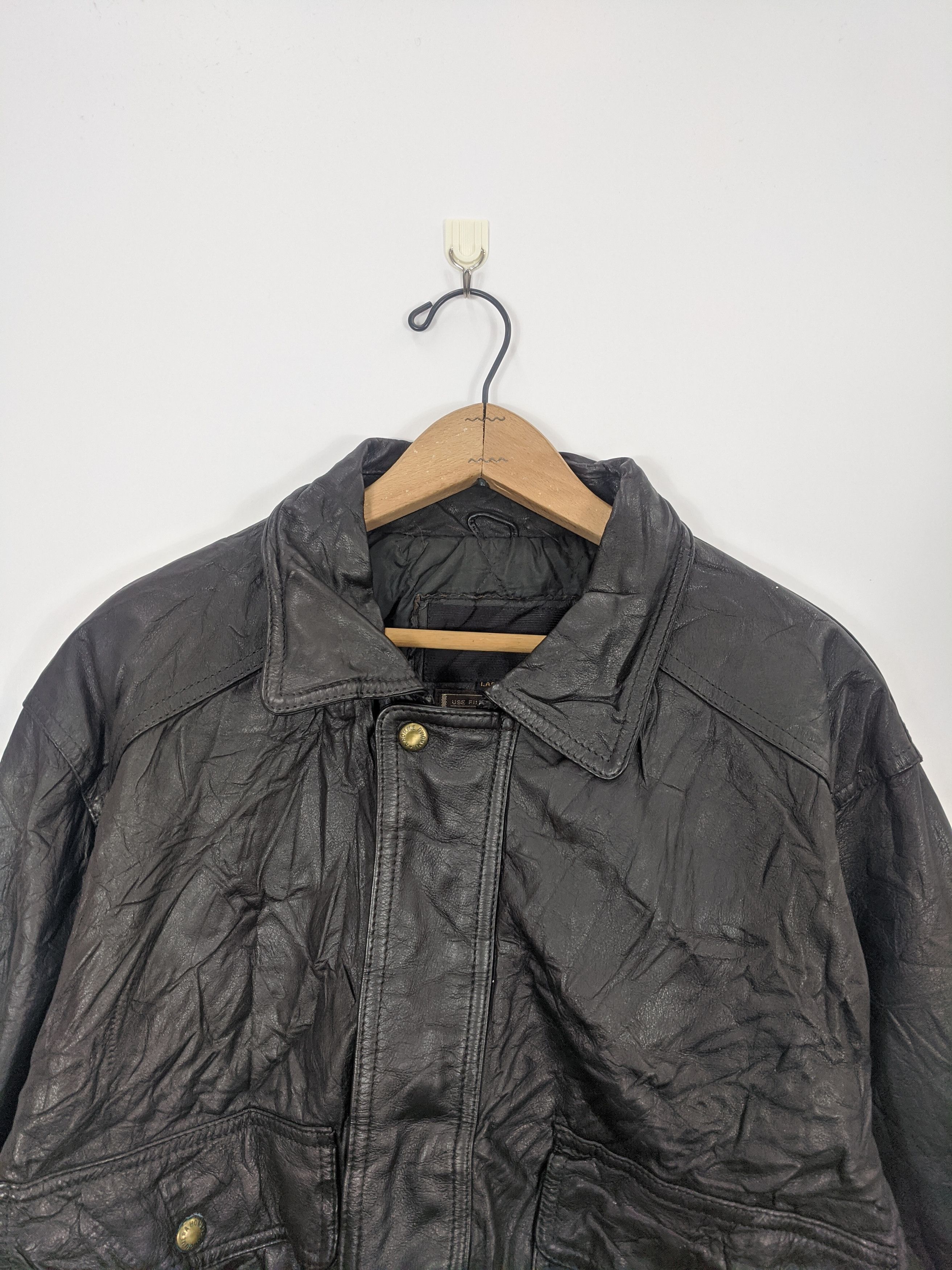 Japanese Brand D’Homme A Homme Leather Jacket Heavy J0344 Size US L / EU 52-54 / 3 - 2 Thumbnail