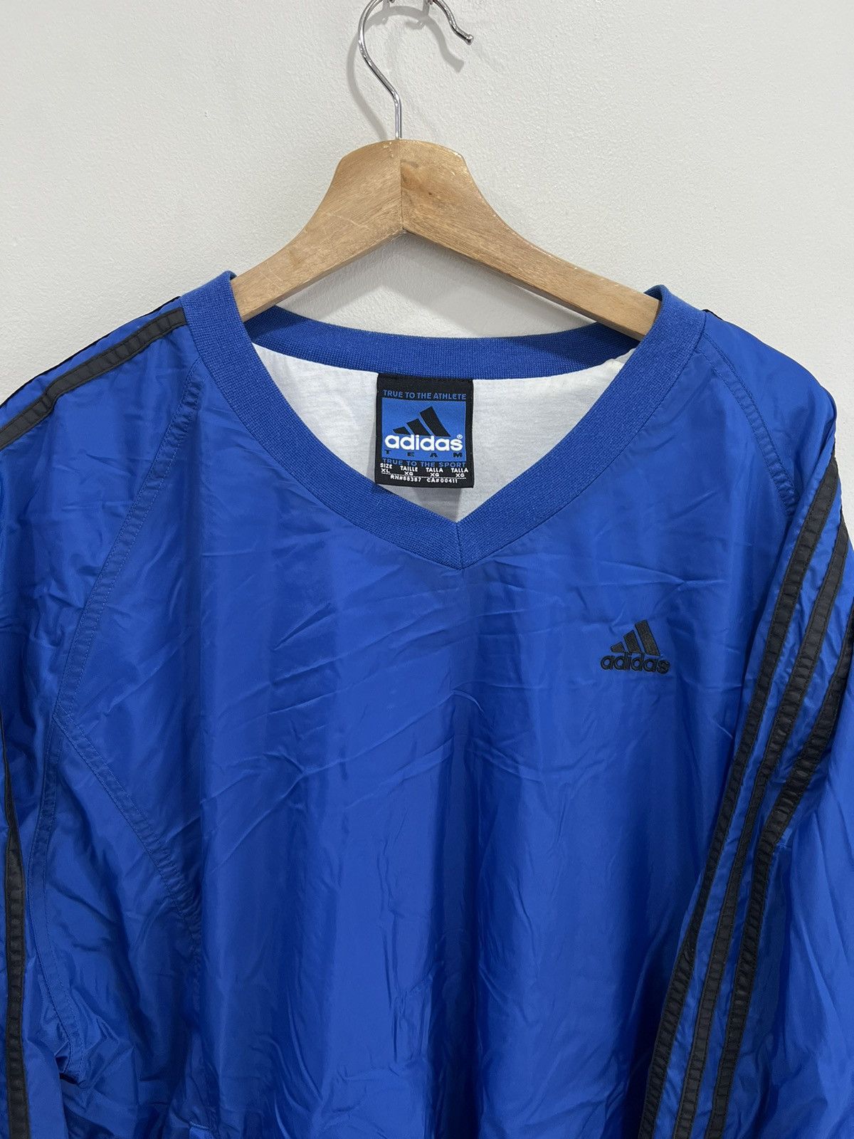 Adidas Vintage Adidas Windbreaker Jacket pullover Size US XL / EU 56 / 4 - 2 Thumbnail