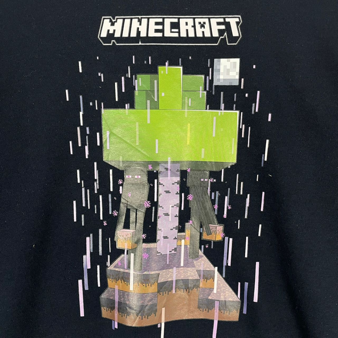 Anime Vintage Minecraft Big Printed Logo Pullover Sweatshirt Size US L / EU 52-54 / 3 - 5 Thumbnail