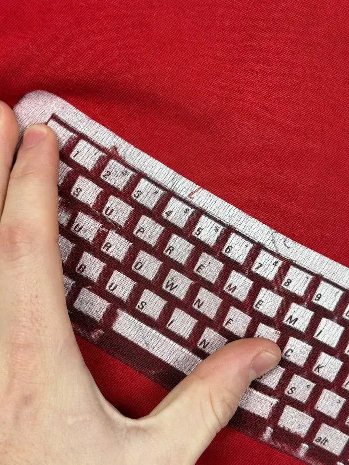 Supreme Supreme Keyboard Tee Big Logo Size US M / EU 48-50 / 2 - 7 Thumbnail