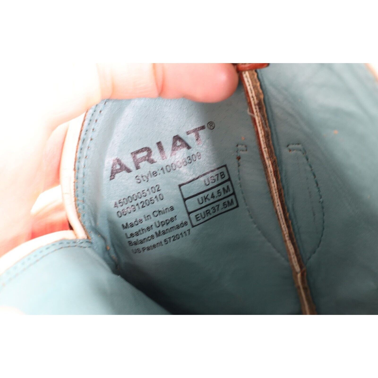 Ariat Ariat Flower Floral Leather Pull On Cowgirl Cowboy Boots Size US 7 / IT 37 - 10 Thumbnail
