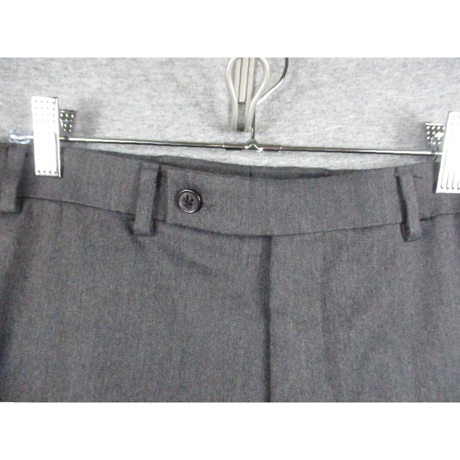 Ralph Lauren Lauren Ralph Lauren Pants Gray 34x32 Straight Flat Front Poly Blend Chino Slim Regular Mens Size US 34 / EU 50 - 3 Thumbnail