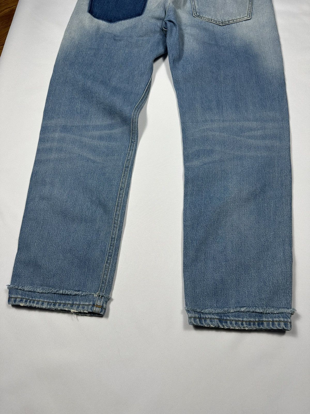 Haikure Haikure Tokyo Slim Crop Roki Denim Used Pocket Pants Jeans Size 32" / US 10 / IT 46 - 17 Thumbnail
