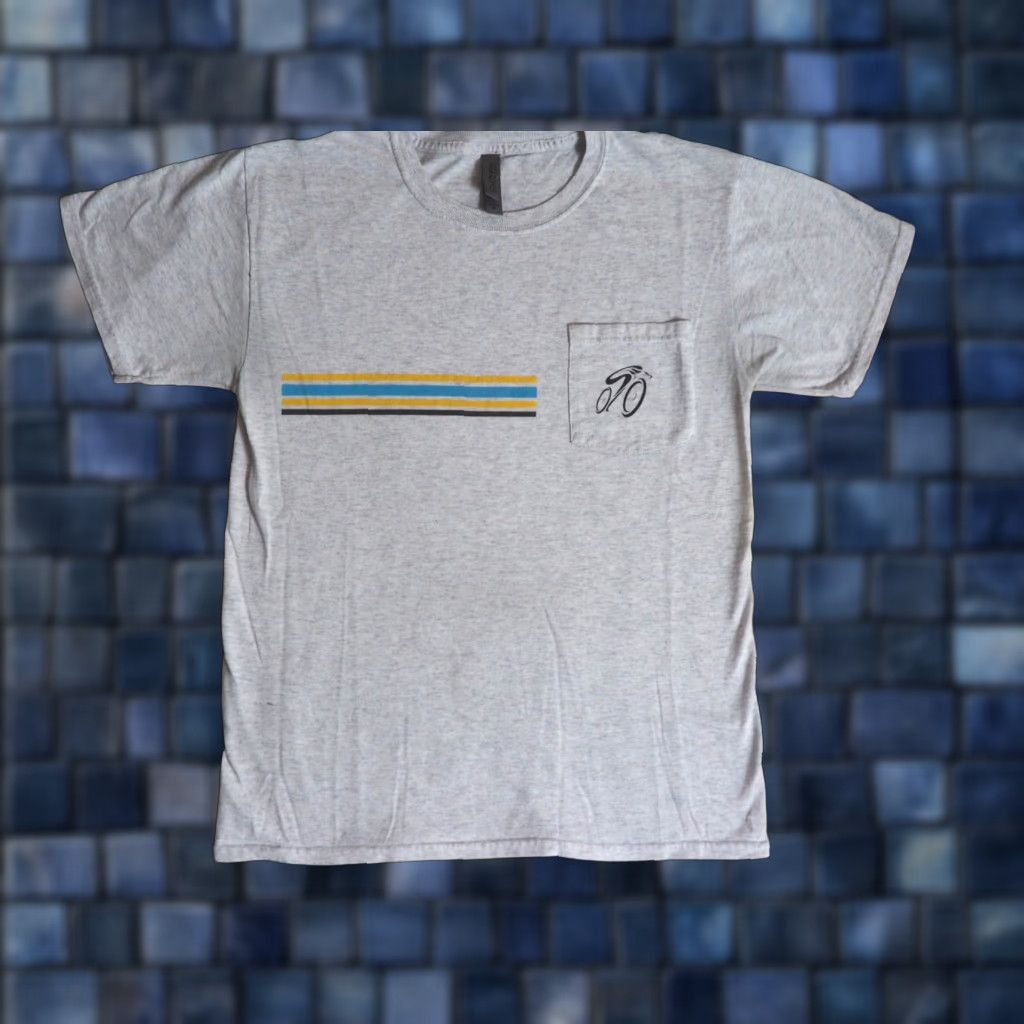 Vintage Ouray Amgen Tour of California T-Shirt Shirt Mens S Gray Pocket Tee Short Sleeve Crew Neck Cotton Graphic Print Logo Sports All Seasons Size US S / EU 44-46 / 1 - 1 Thumbnail