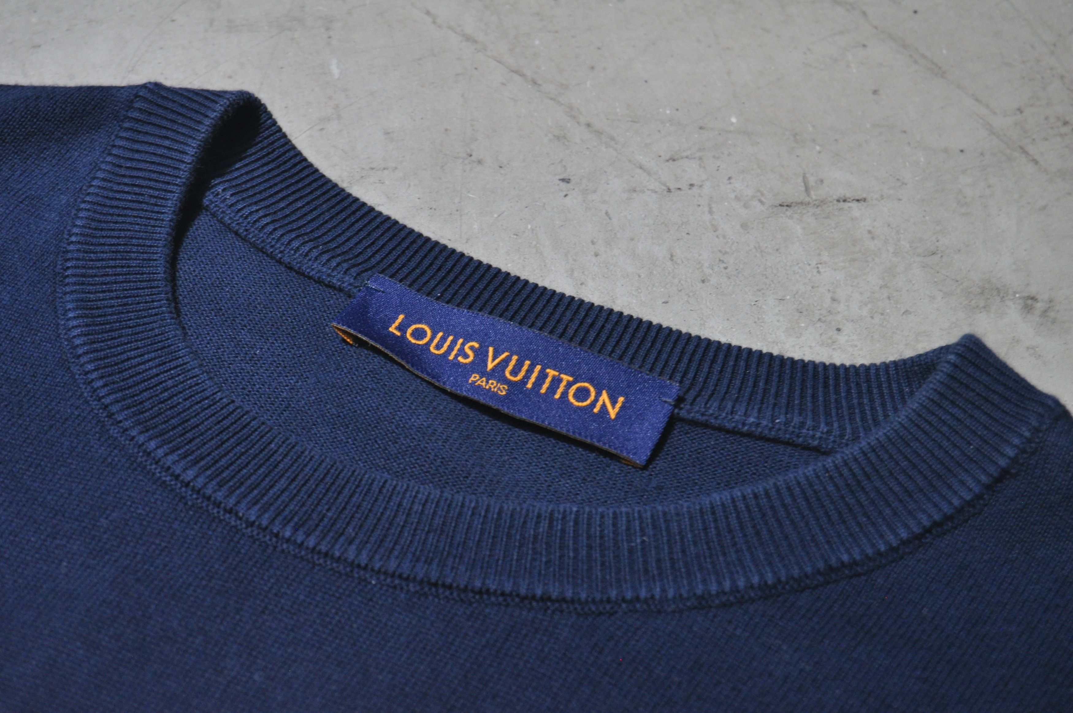 Louis Vuitton LV - Nigo - VA - Pre-Spring 22 - Intarsia Jacquard Heart Tee Size US L / EU 52-54 / 3 - 5 Thumbnail