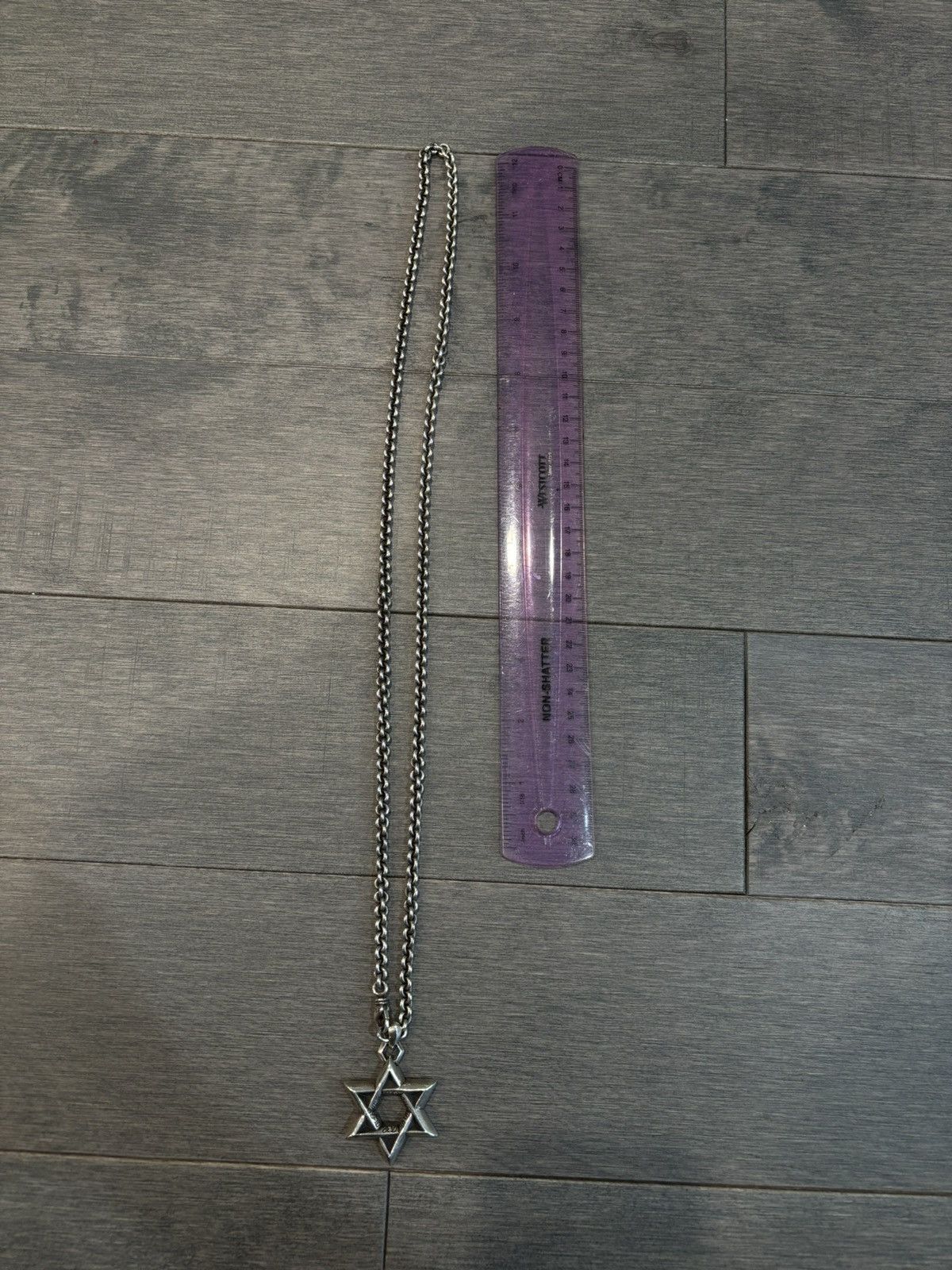 Chrome Hearts Chrome hearts Star of David + chain necklace Size ONE SIZE - 12 Thumbnail