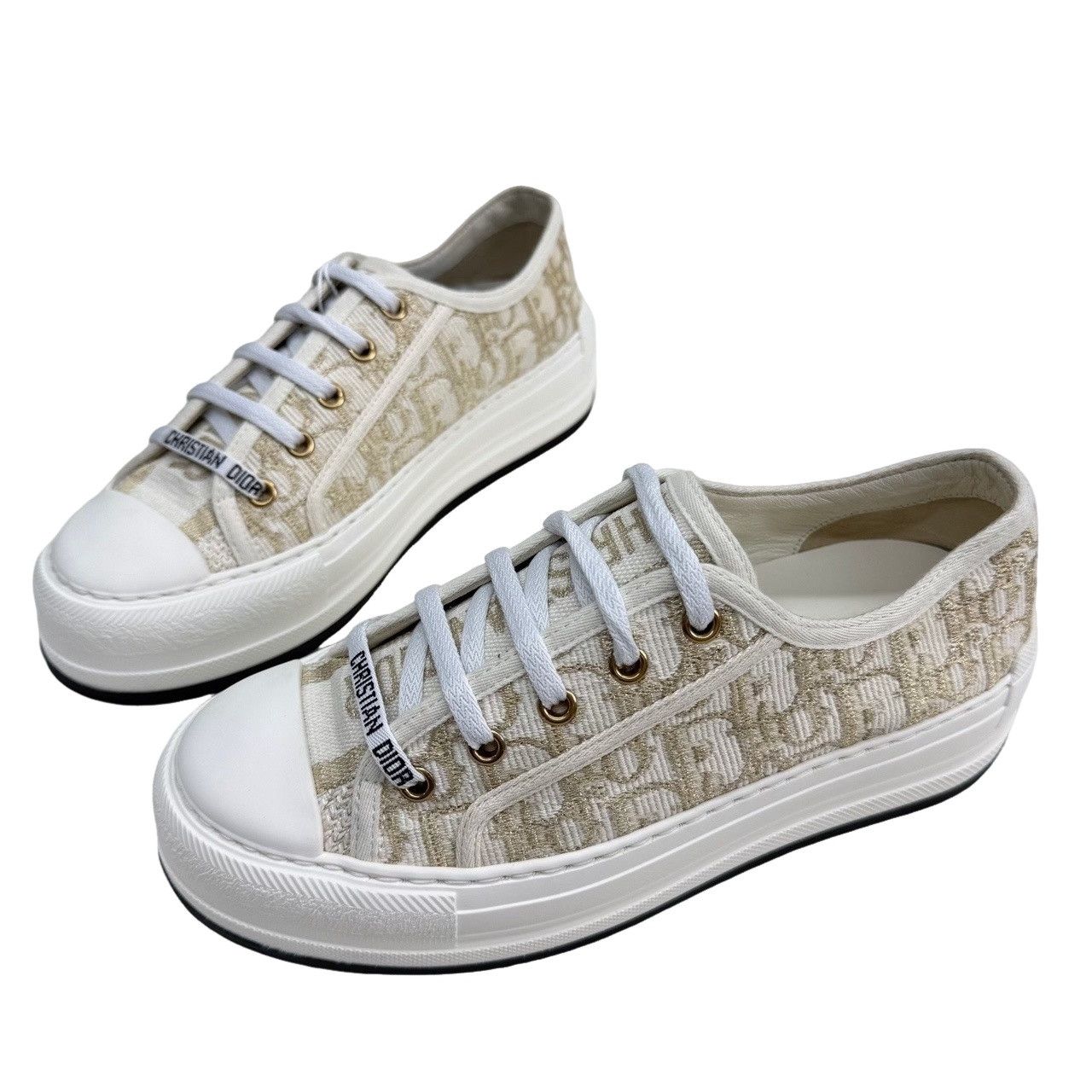 Dior Dior Walk'n'Dior Oblique Low-Top Sneakers Size 36 Size US 6 / IT 36 - 1 Thumbnail