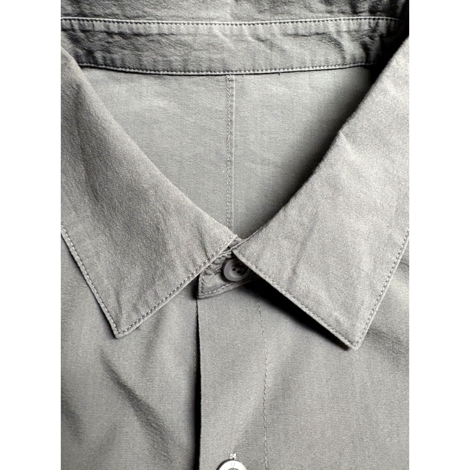 Lululemon Lululemon Shirt Mens Large Gray Commission Collared Button Up Long Sleeve Size US L / EU 52-54 / 3 - 4 Thumbnail