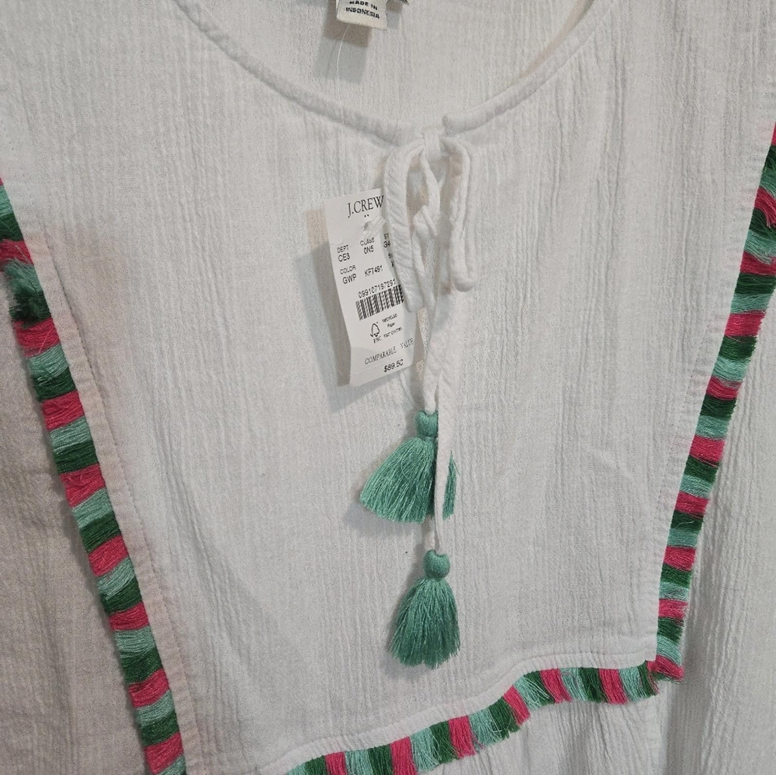 J.Crew J Crew Fringe Beach Tunic Size ONE SIZE - 5 Thumbnail