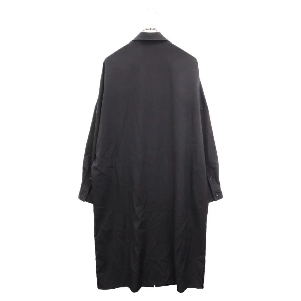 トップス Yohji Yamamoto Wool Gabardine shirts YOHJI YAMAMOTO POUR HOMME - SS09 Gabardine wool and silk blend 3b
