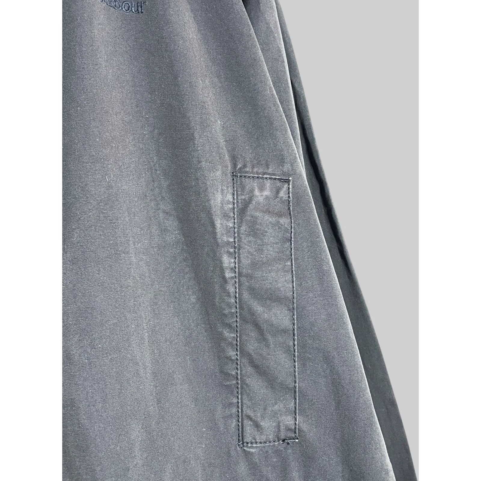 Barbour Barbour Jacket Dark Blue Cotton Zip Quilt Collar Men XL Casual Outdoor Vintage: No Size US XL / EU 56 / 4 - 5 Thumbnail