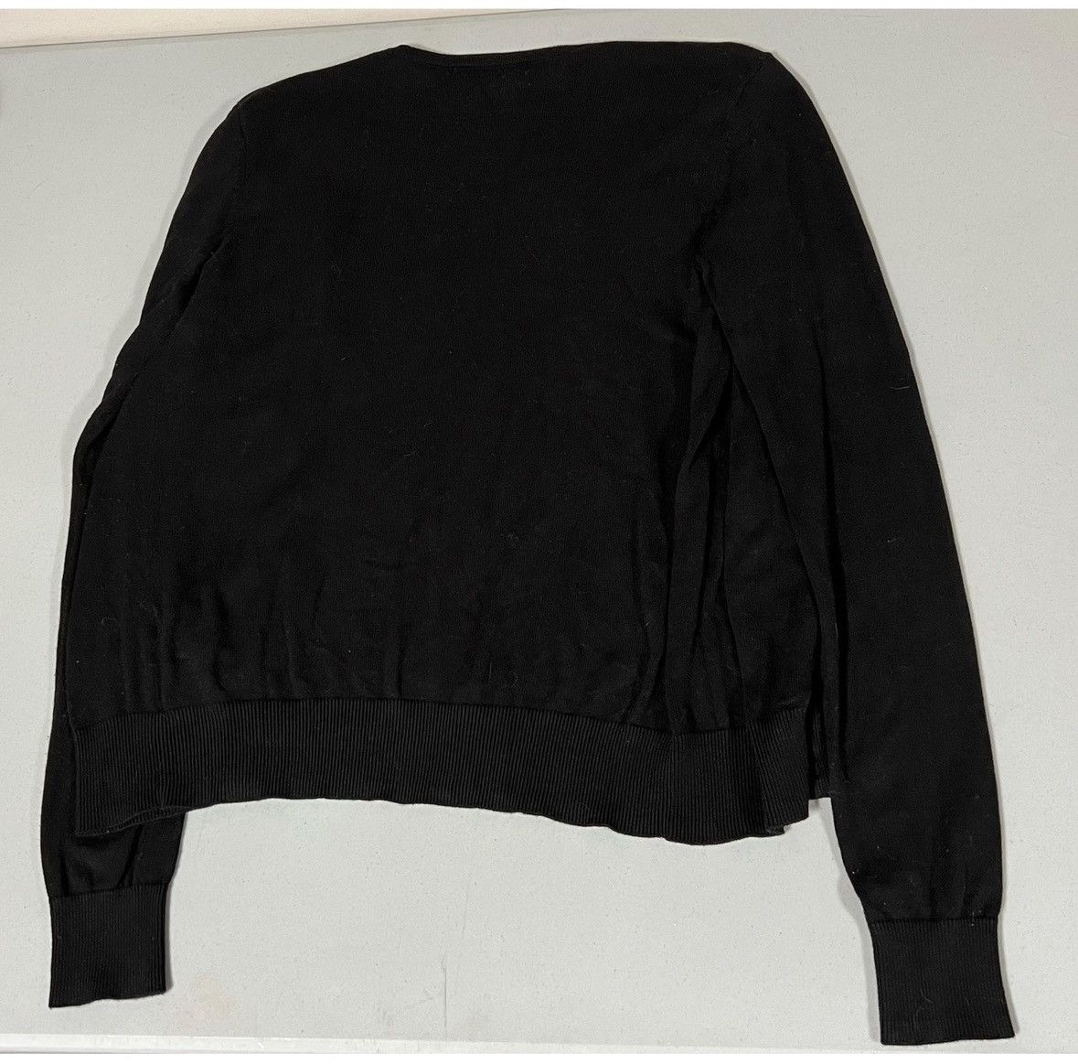 Vintage Black Long Sleeve Button-Down Cardigan Sweater Shawl Size S🖤 Size S / US 4 / IT 40 - 2 Thumbnail