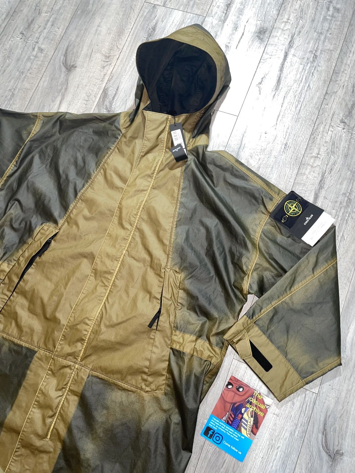 Stone Island Stone island hand sprayed mussola gommata Size US XXL / EU 58 / 5 - 3 Thumbnail