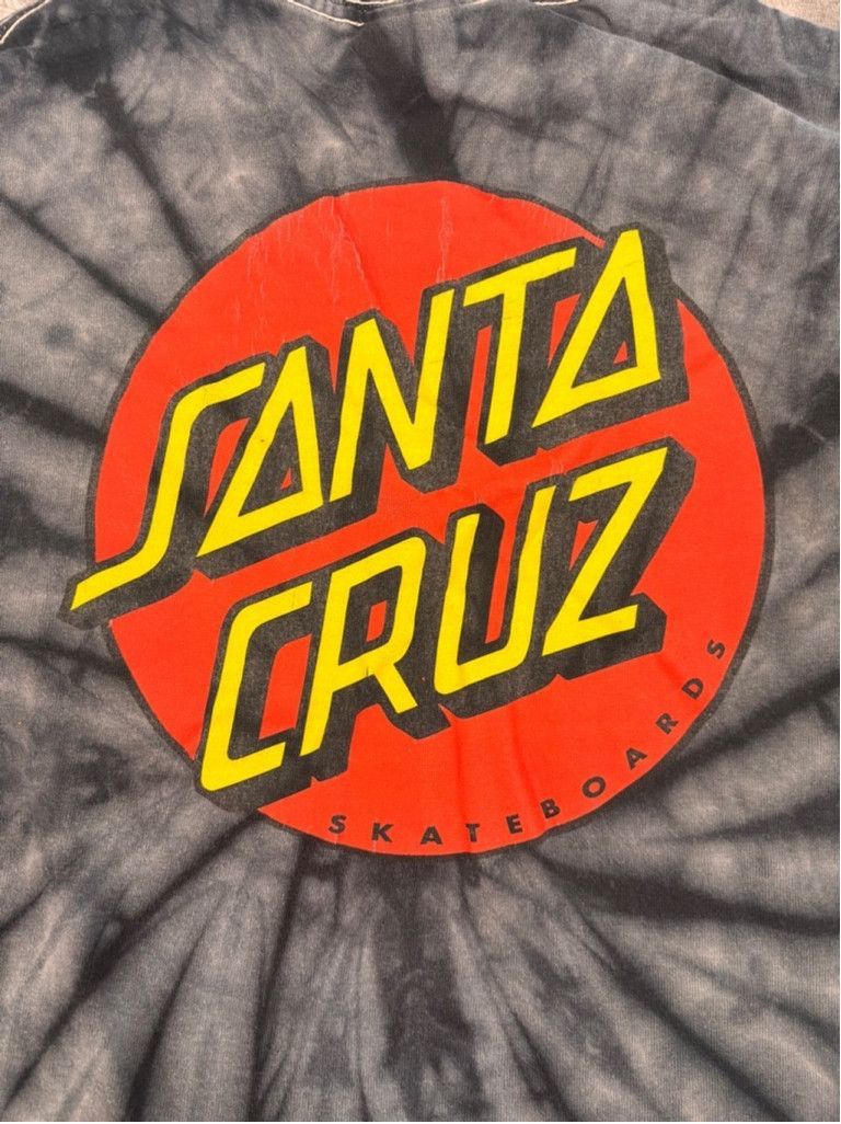 Santa Cruz Skateboards Men's Santa Cruz T-shirt Size S Gray Tie Dye Size US M / EU 48-50 / 2 - 1 Thumbnail