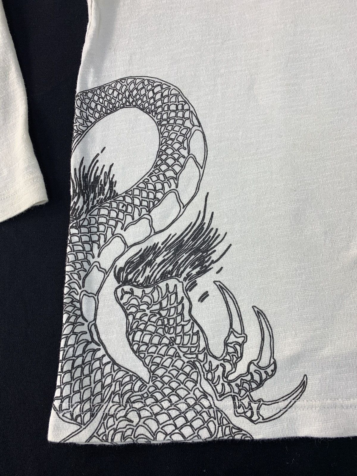 Japanese Brand Vtg Japanese Sukajan Dragon Tatoo Longsleeve Crewneck Tee Size US L / EU 52-54 / 3 - 4 Thumbnail