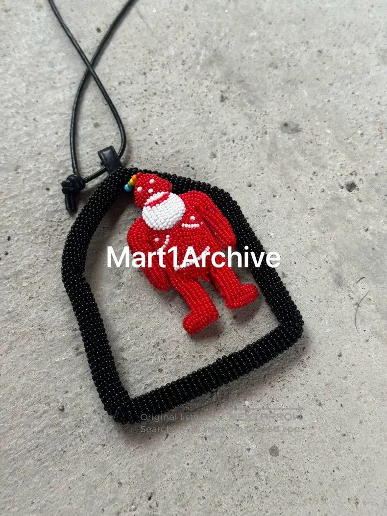 Walter Van Beirendonck Walter Van Beirendonck Beaded Doll Necklace Size ONE SIZE - 6 Thumbnail