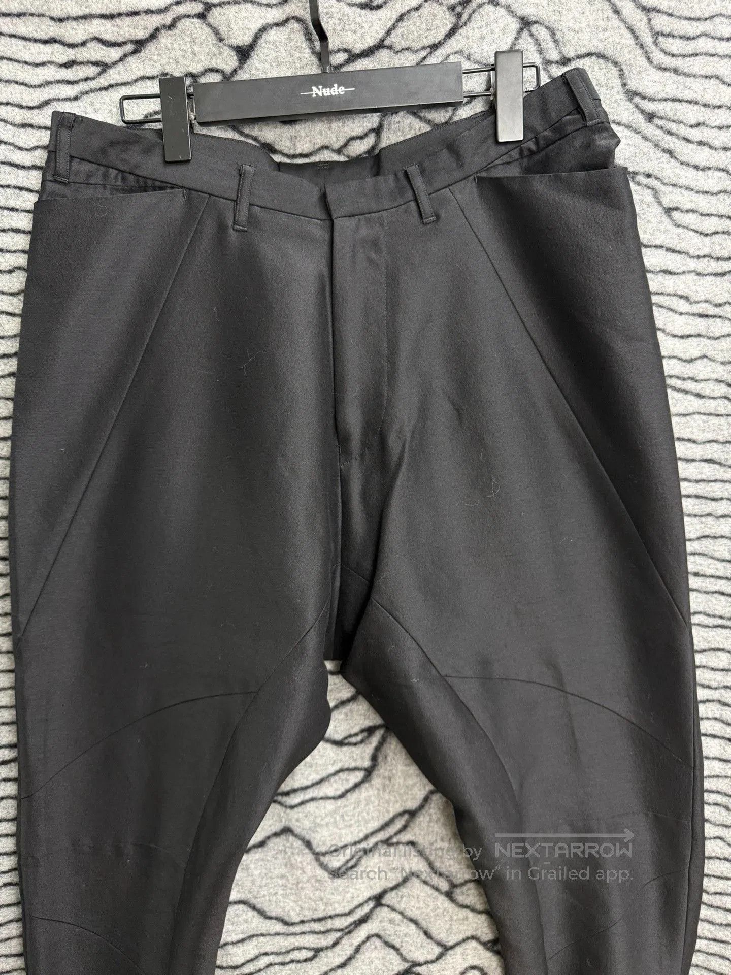 Julius Julius 14AW Deconstructed Silk Wool Trousers. Size US 35 - 2 Thumbnail