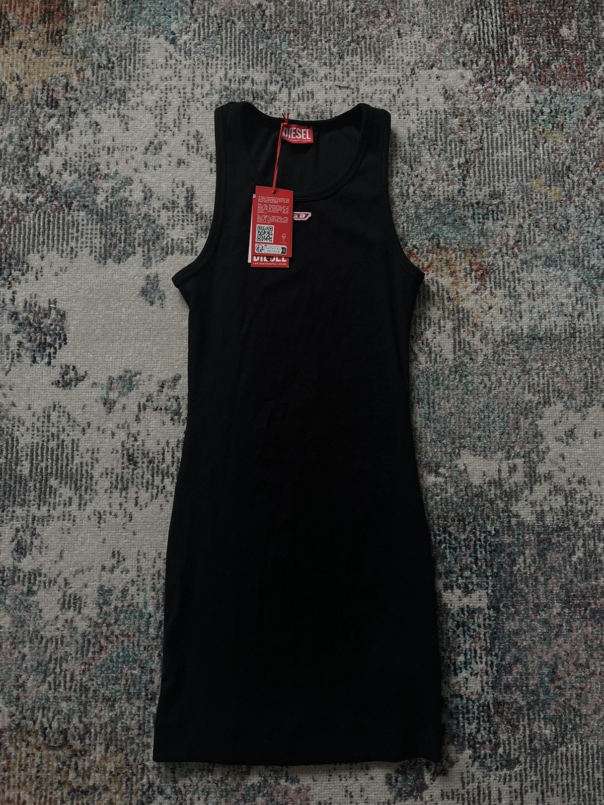 image of Diesel Logo Dress in Black, Women's (Size Small)